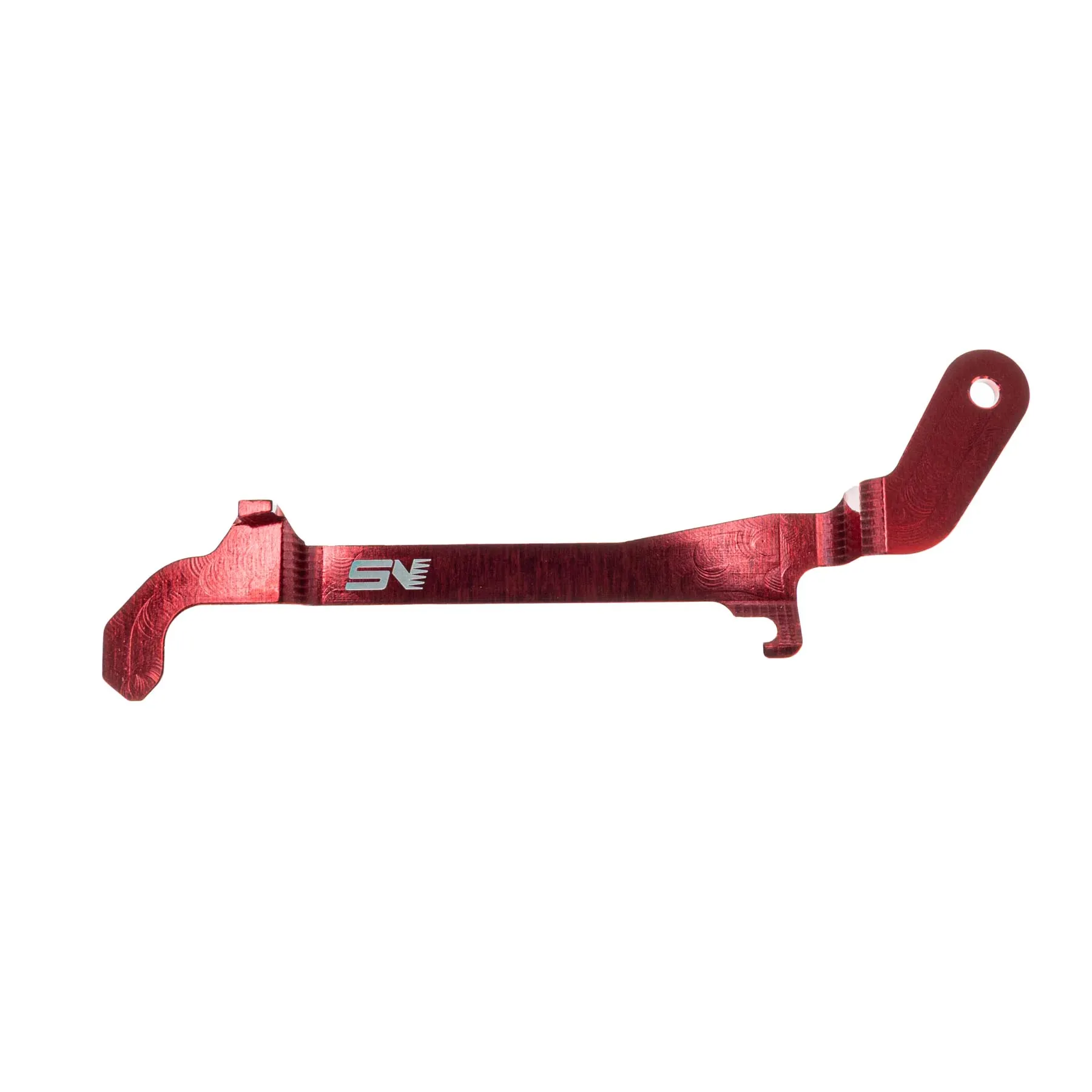 CNC 7075 Aluminum Trigger Bar, Red