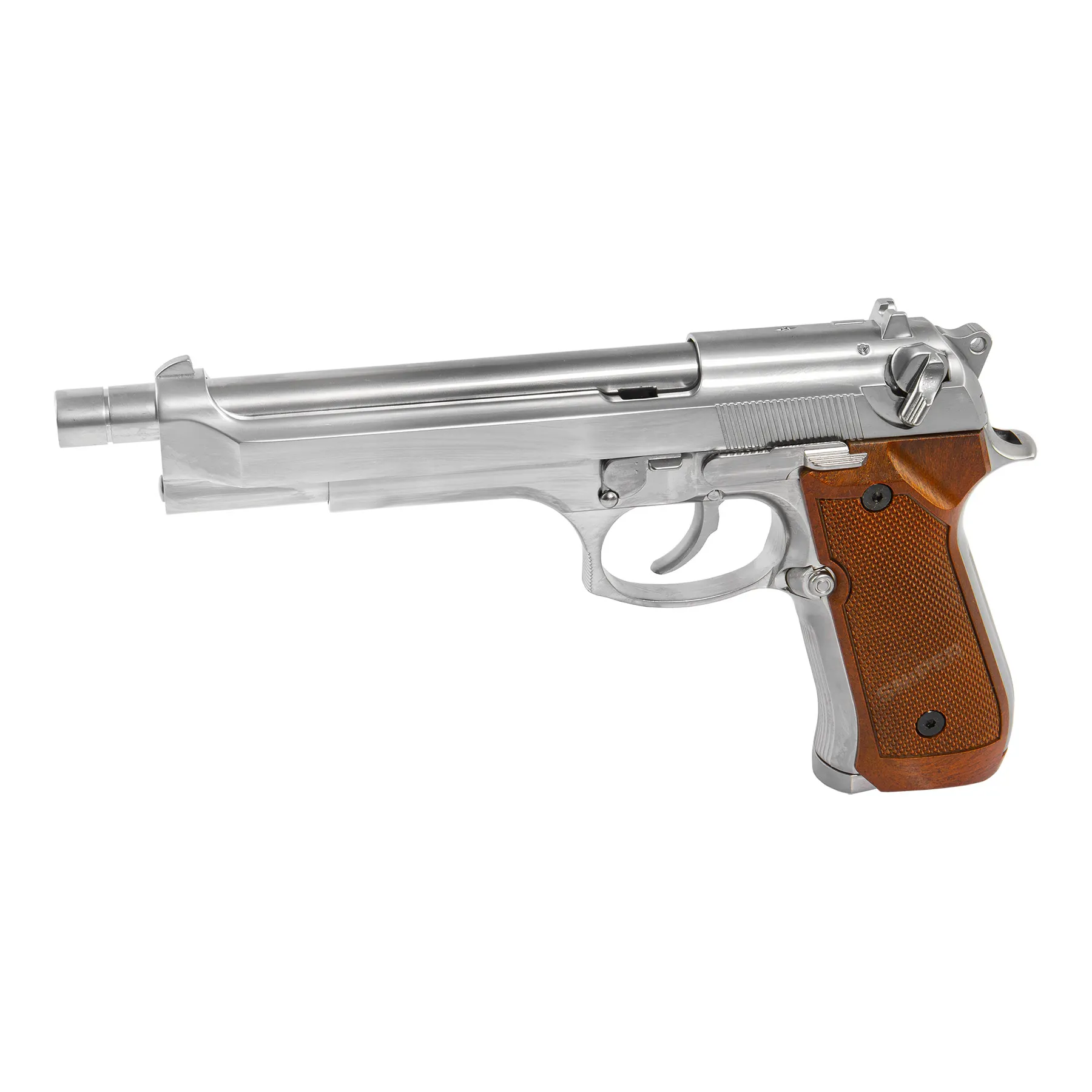 WE M92L Full Metal Silver GBB Softair Pistole