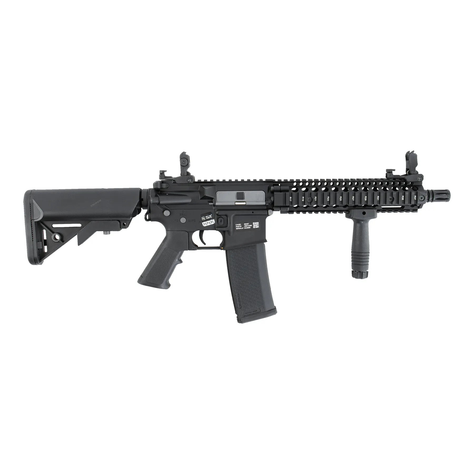 SA-E19 Edge Daniel Defense MK18 (S)AEG, Black SA-E19 Edge Daniel Defense MK18 < 0,5 Joule Softair Gewehr, Black