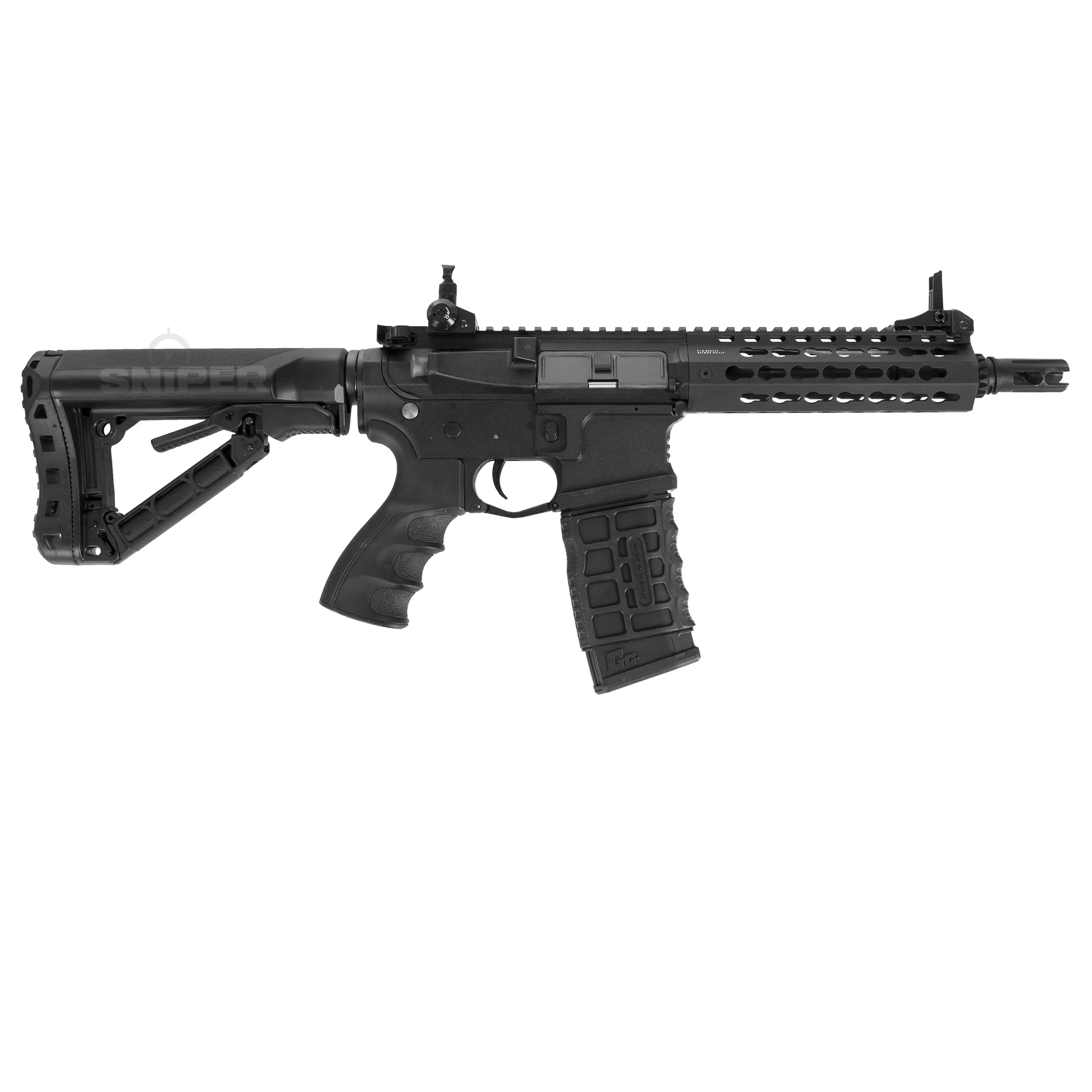 CM16 SRS ETU < 0,5 Joule Black, AEG Softair Gewehr