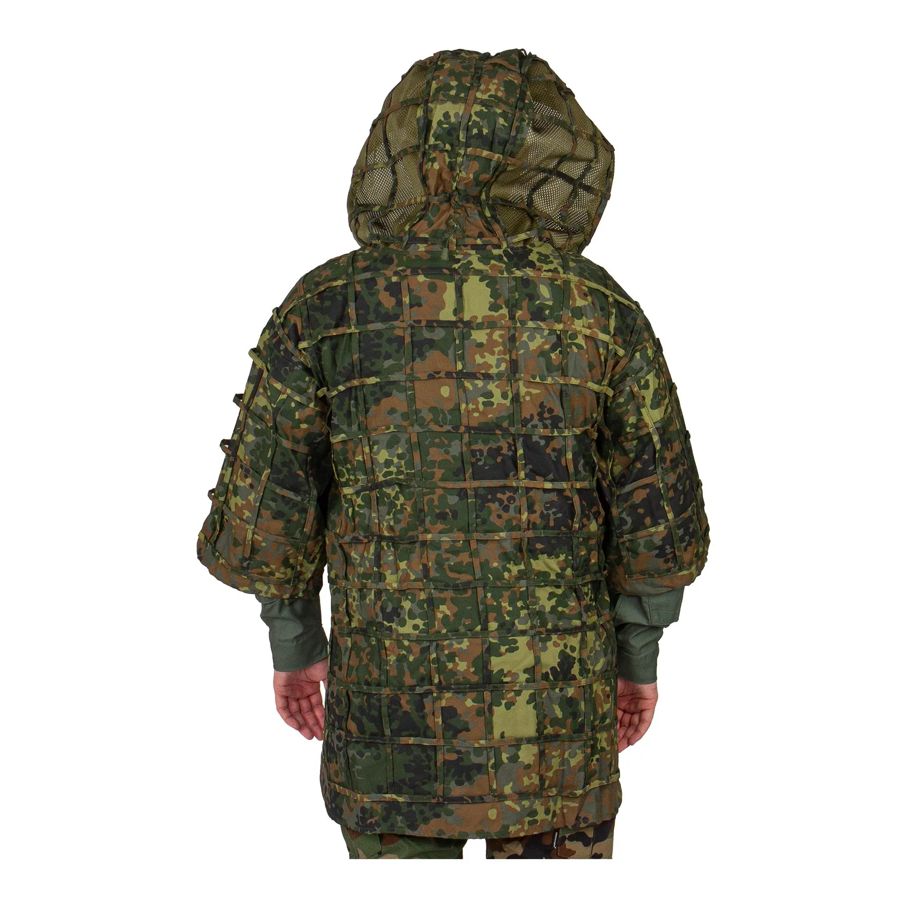 Invader Ghillie Base Plain, Flecktarn