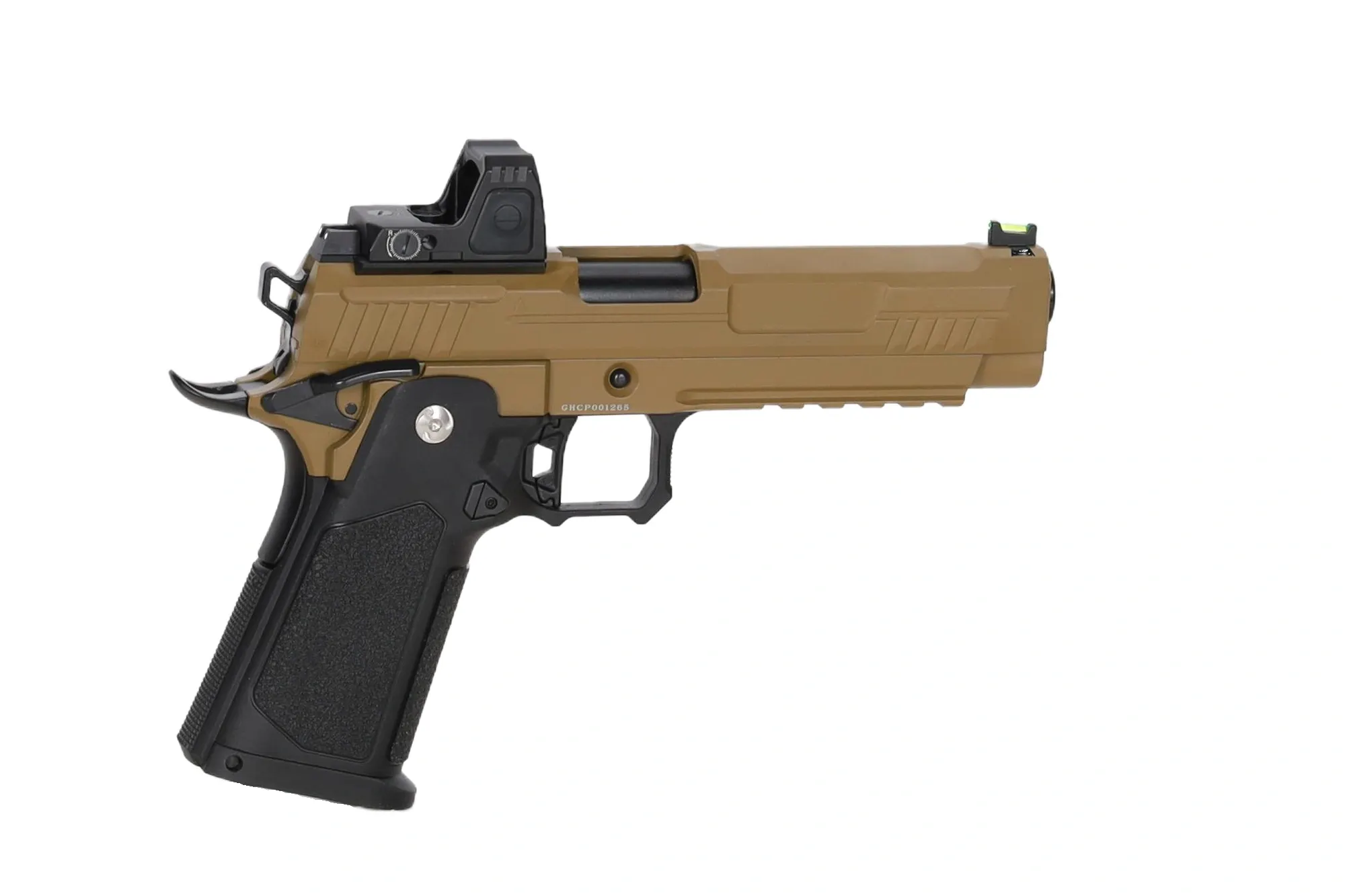 Arcturus Vanguard 5.1 Hi-Capa Optics Ready GBB Pistole, Half-Tan