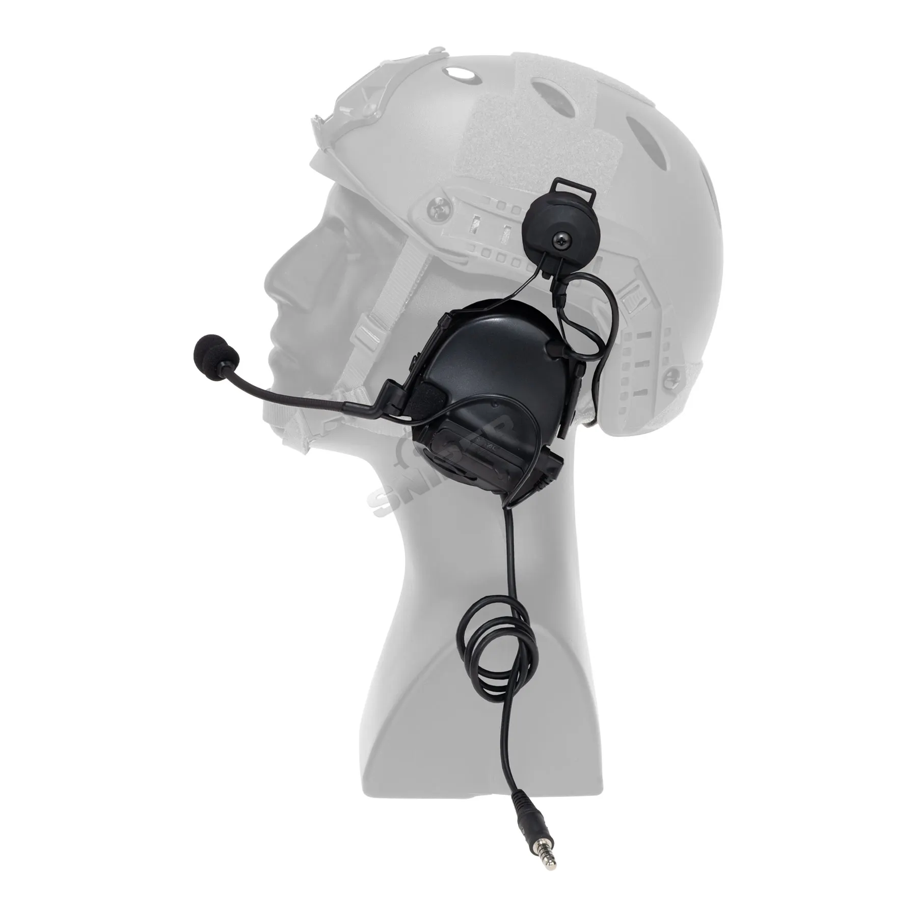 Z-Tactical Z154 CIII Headset w/ Fast Helmet Adapter, Black Z-Tactical Z154 CIII Headset w/ Fast Helmet Adapter, Black