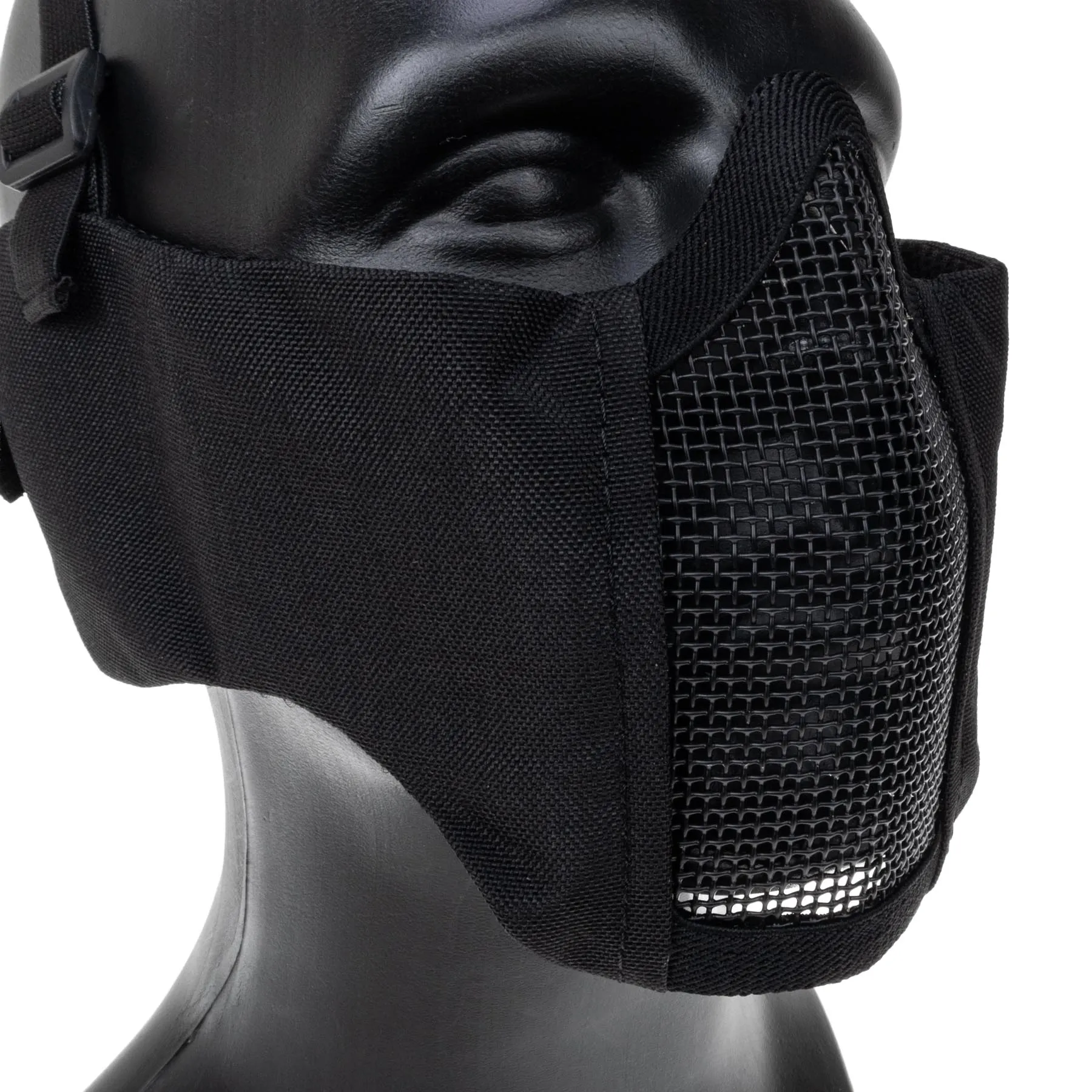 Reapo Mesh Face Mask w/ Soft Ear Protection, Black