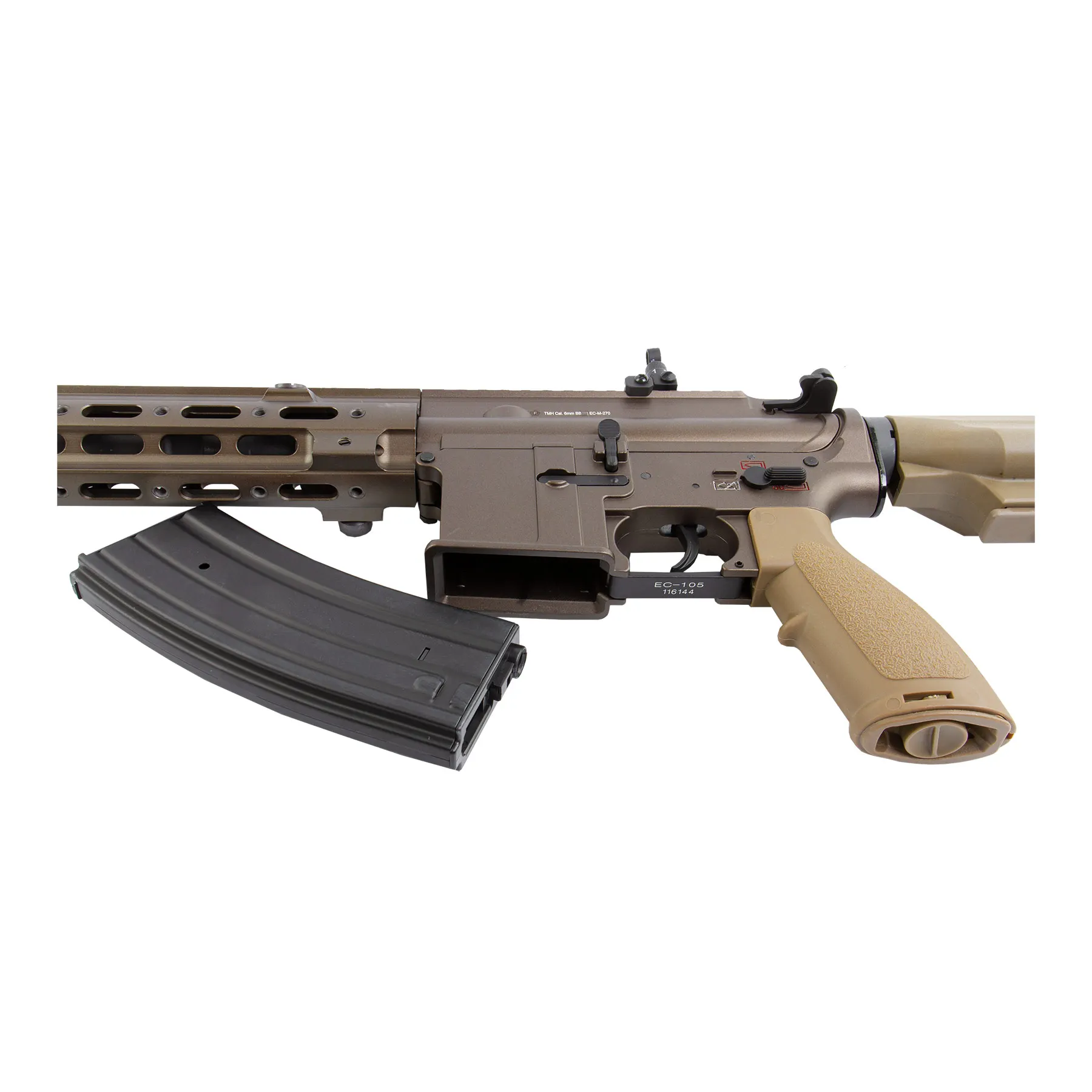 E&C Sopmod 10.5" QR 1.0 EGV (S)AEG, Dark Earth