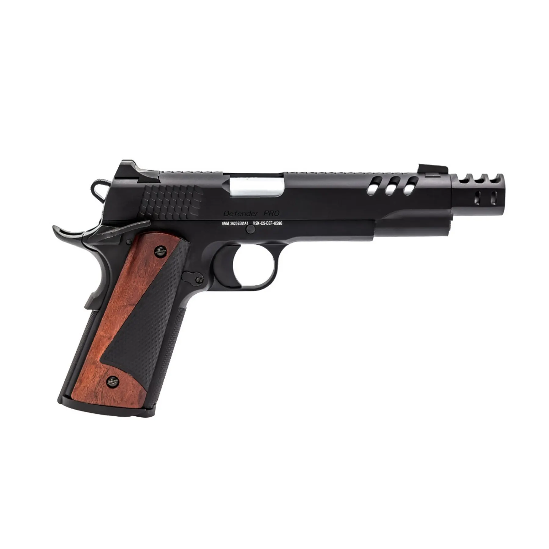 Vorsk CS Defender Pro GBB Softair Pistole, Silver Barrel