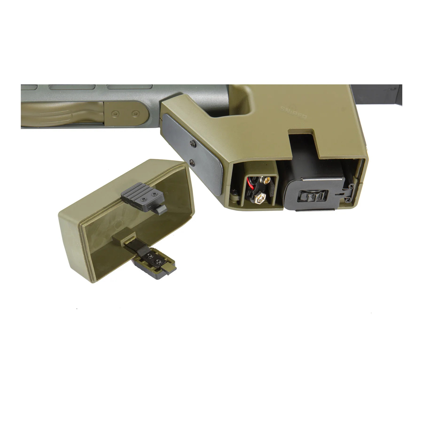 Snow Wolf M41A Alien Pulse Rifle AEG, Green Snow Wolf M41A Alien Pulse Rifle AEG, Green