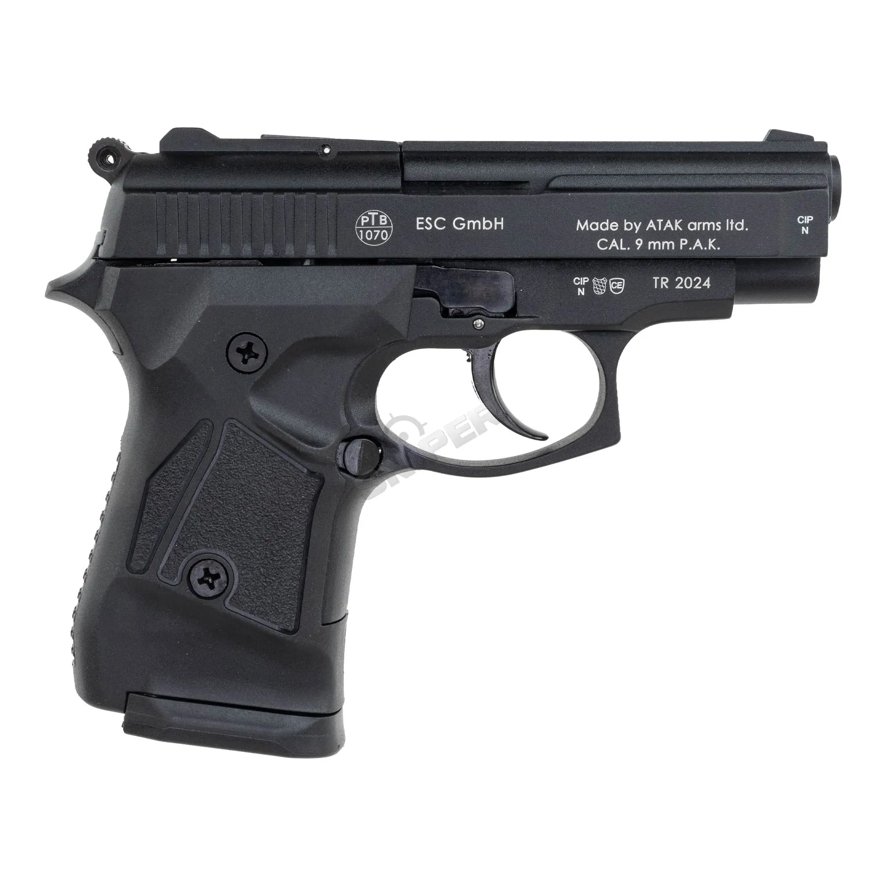 Zoraki 914 9mm P.A.K. Schreckschusspistole, Black