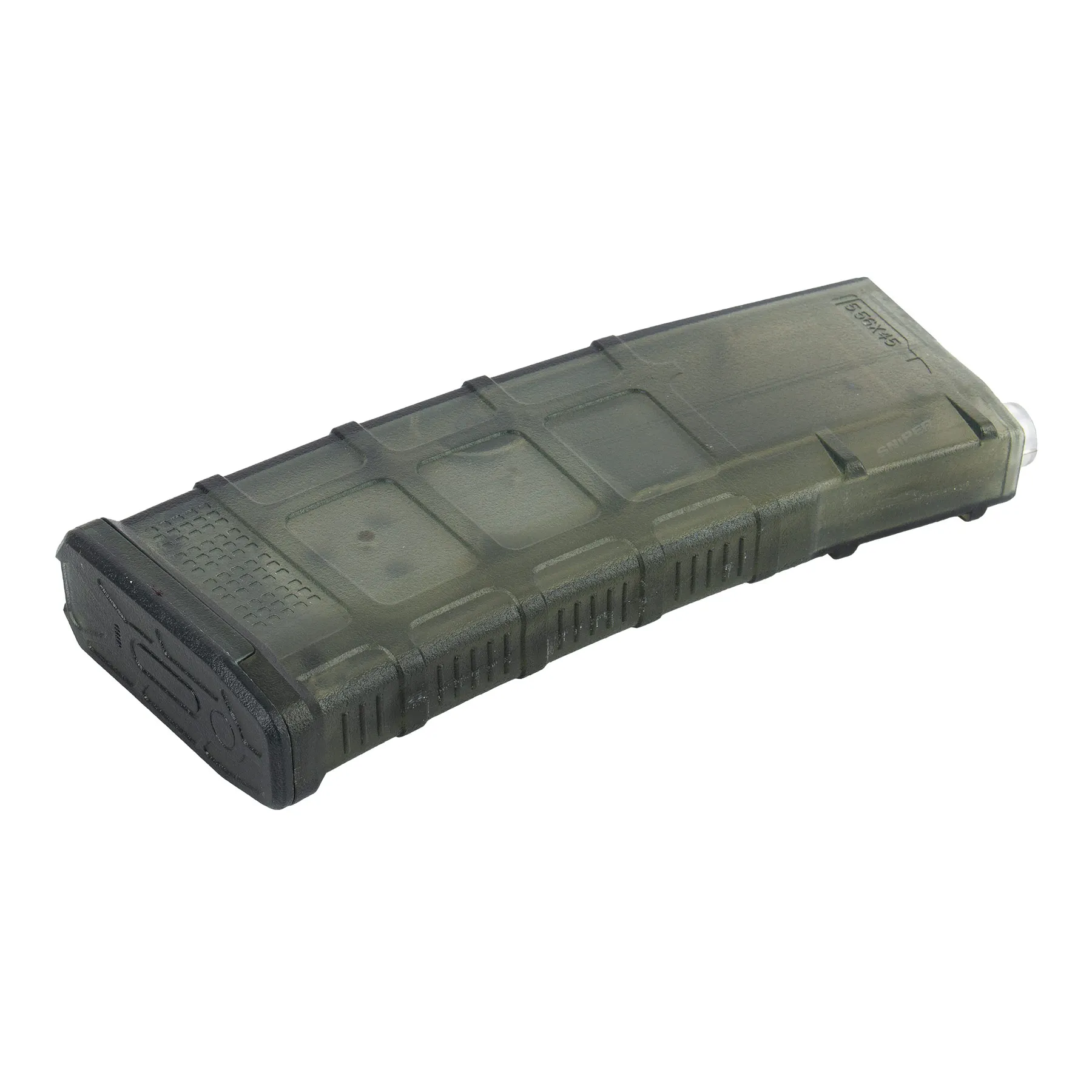 Magazine for M4/M16 Flash Mag, 370rd, Smokey Green Magazine for M4/M16 Flash Mag, 370rd, Smokey Green