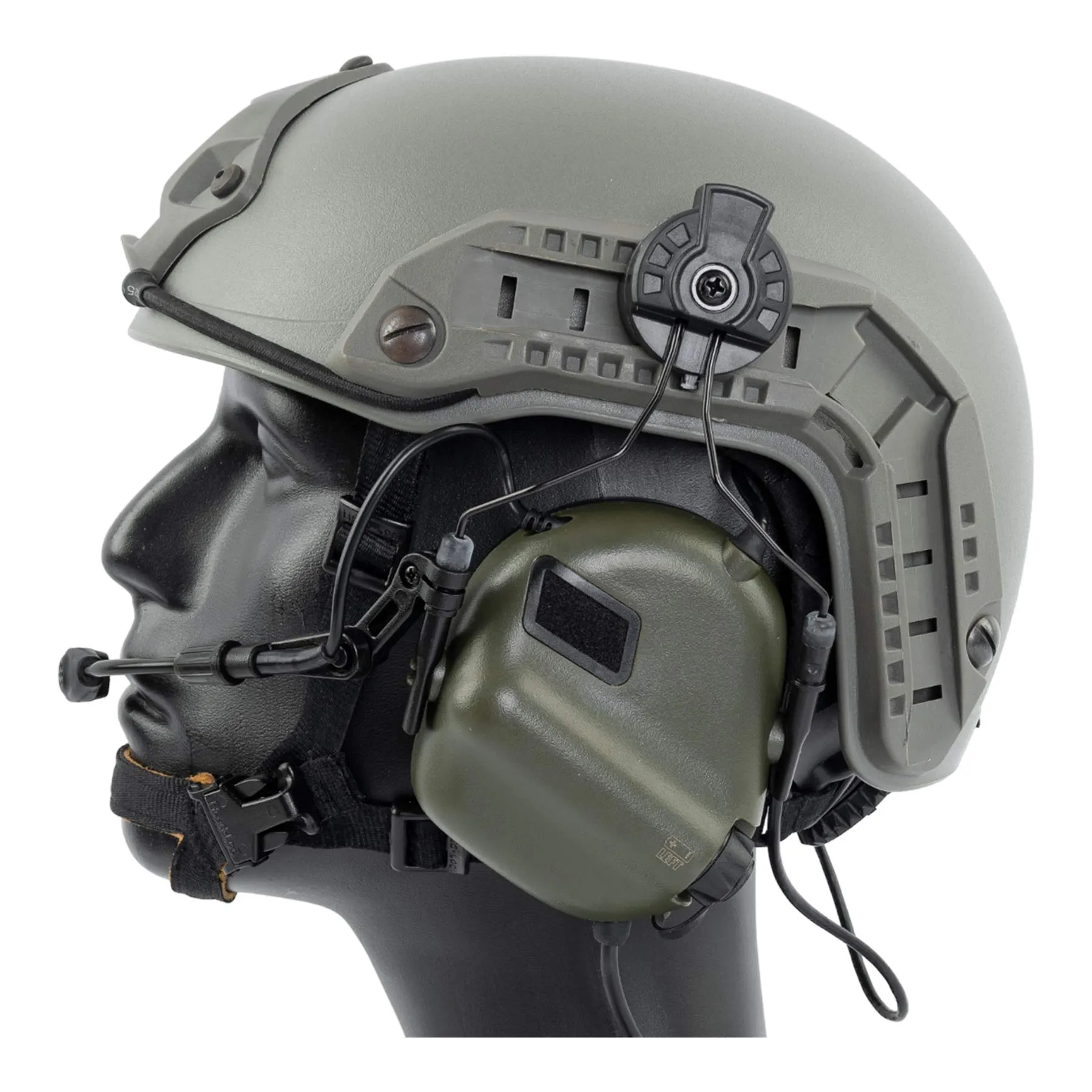 M32H Tactical Communication Hearing Protector FAST, Foliage Green M32H Tactical Communication Hearing Protector FAST, Foliage Green