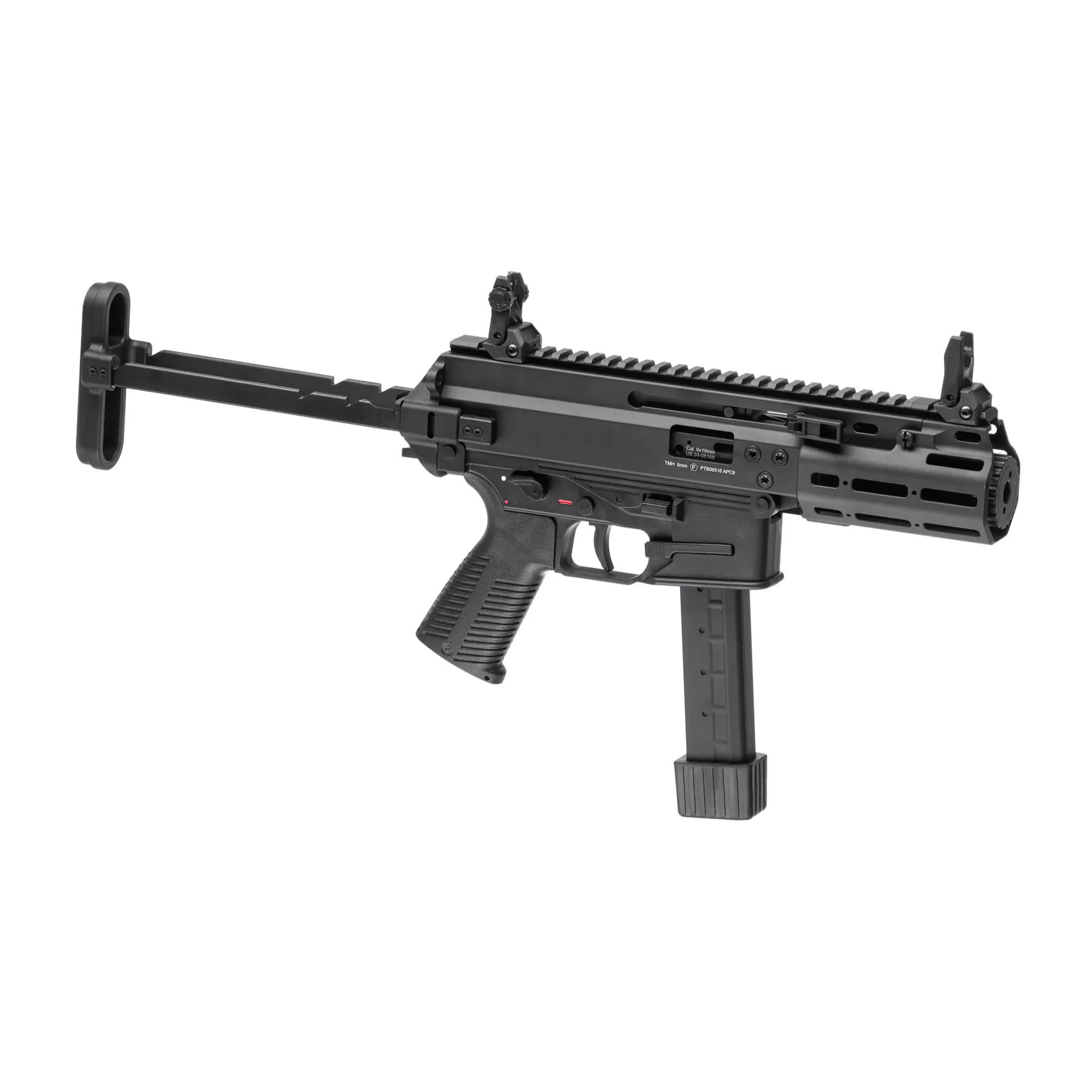 B&T Air APC9K SD2 GBB Airsoft Rifle, Black