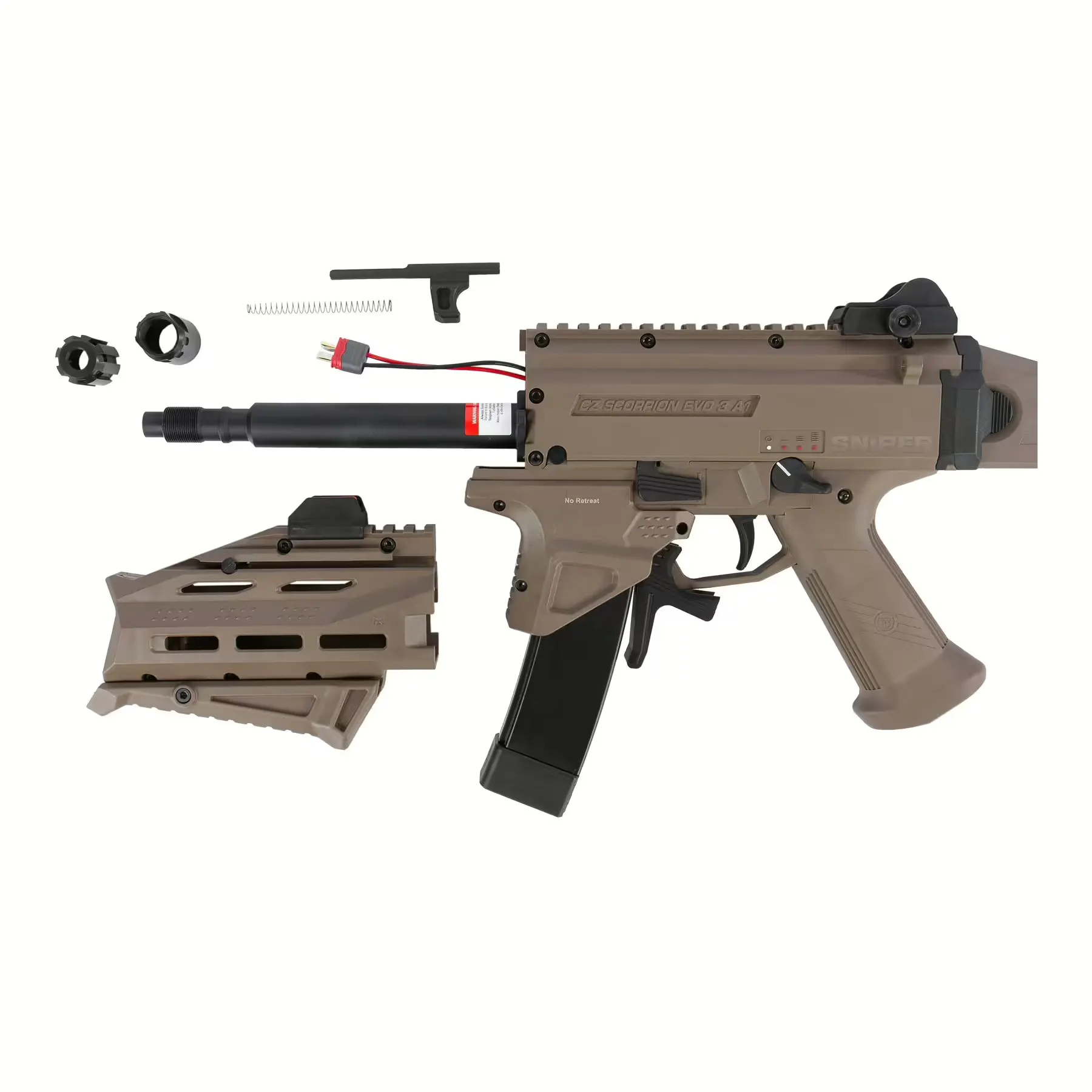 CZ Scorpion EVO 3 ATEK (S)AEG, FDE