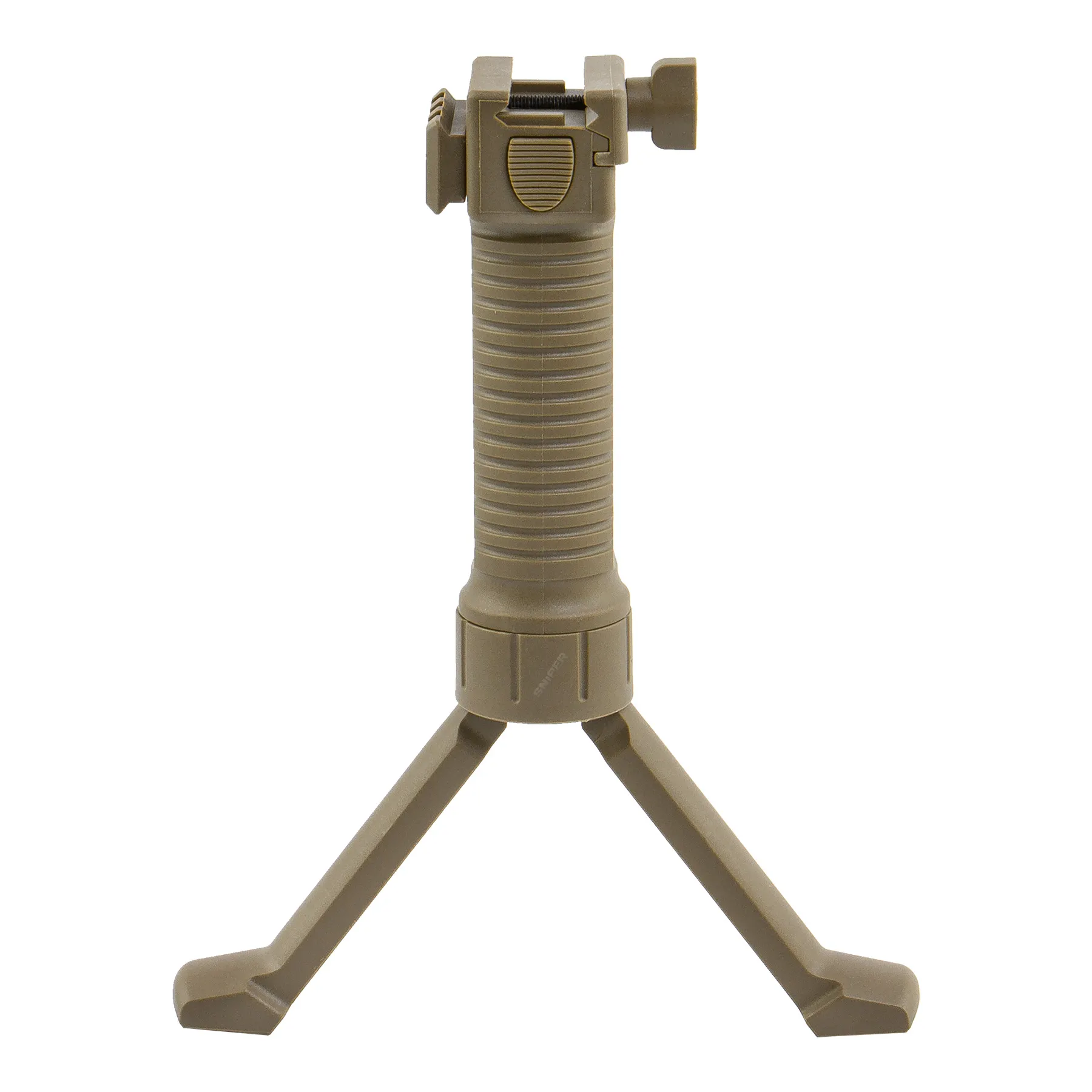Railed Grip Bipod, Tan