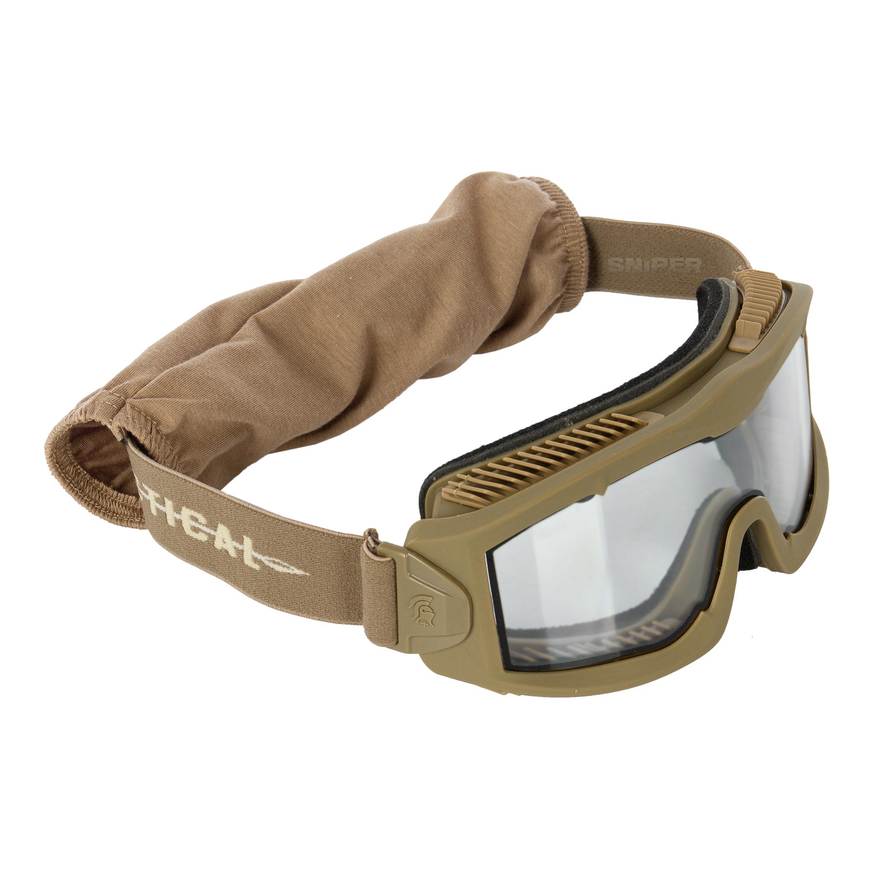 Aero Thermal Series Mask, Tan/Clear
