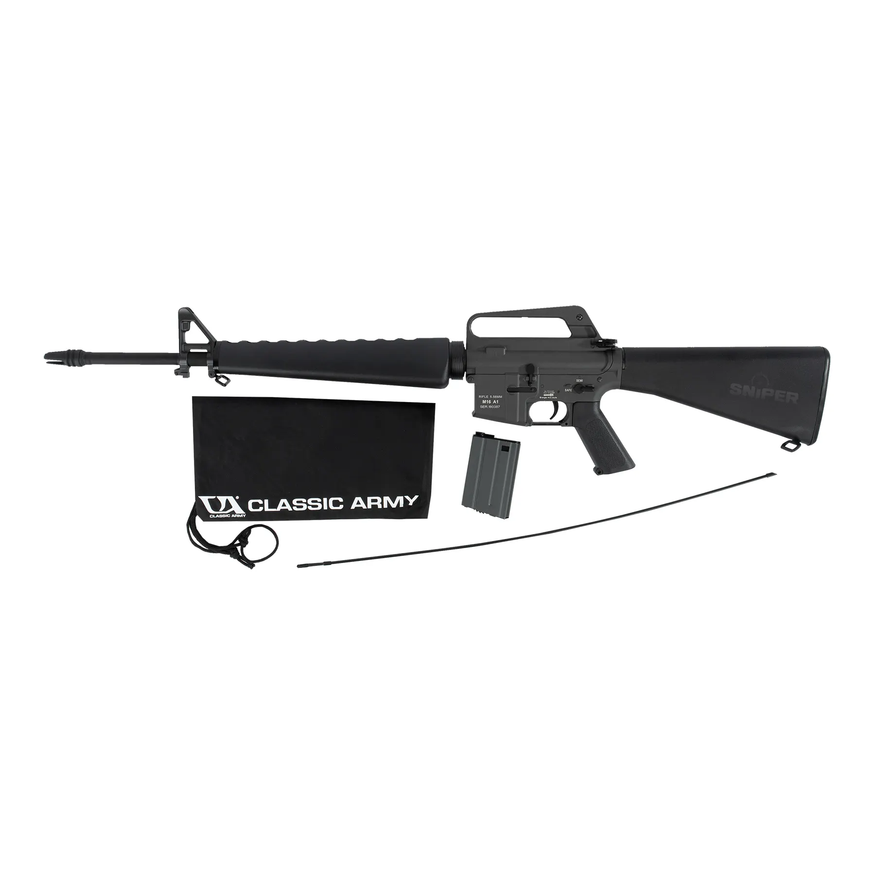 M16A1 Vietnam Mosfet ECU < 0,5 Joule AEG, Black