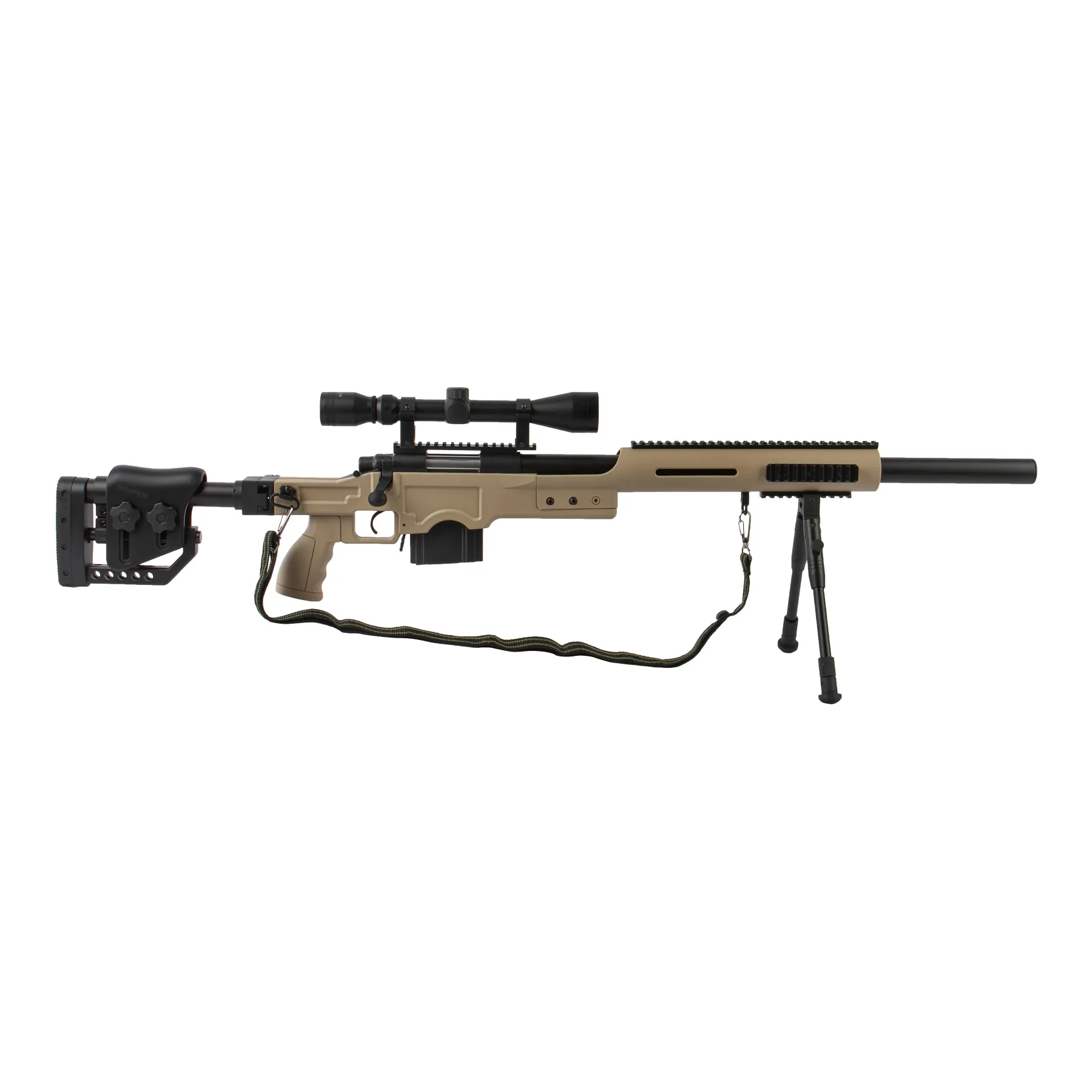MB4410 Sniper Rifle Full Set, Tan