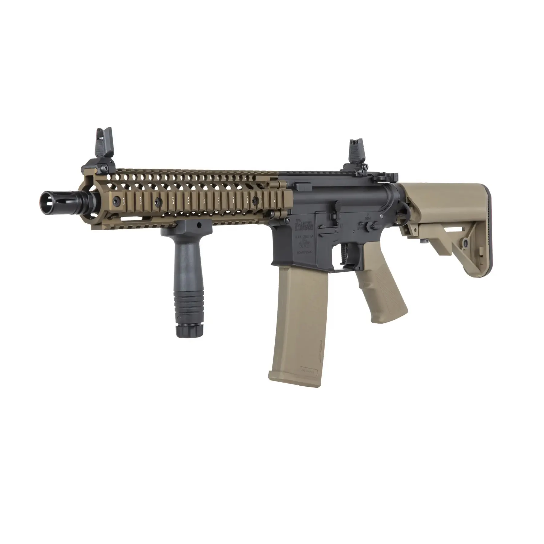 Specna Arms SA-P19 Prime Daniel Defense MK18 w/ Aster ETU (S)AEG, Chaos Bronze Specna Arms SA-P19 Prime Daniel Defense MK18 w/ Aster ETU (S)AEG, Chaos Bronze