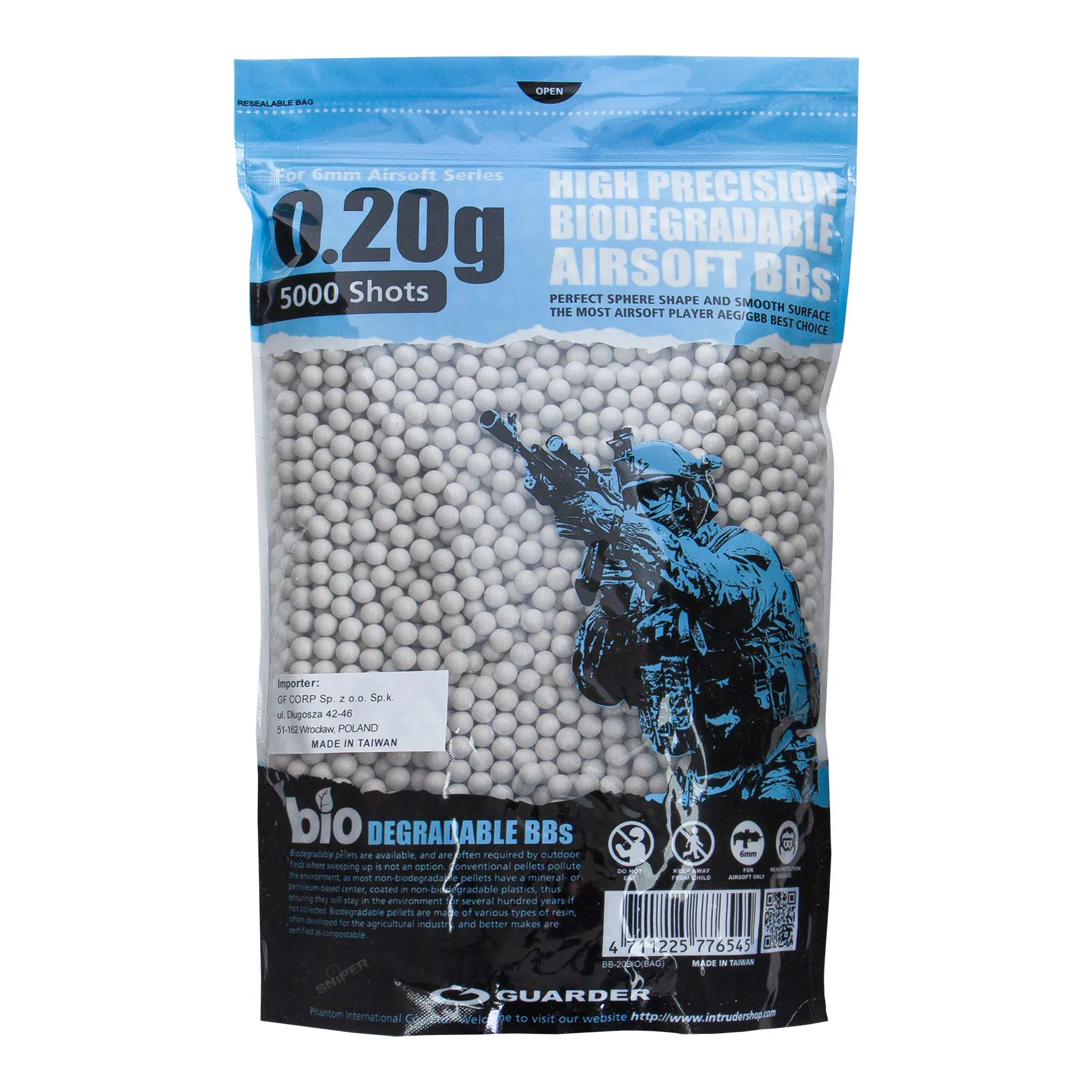 Guarder 0,20g Bio BBs, 3000er Beutel