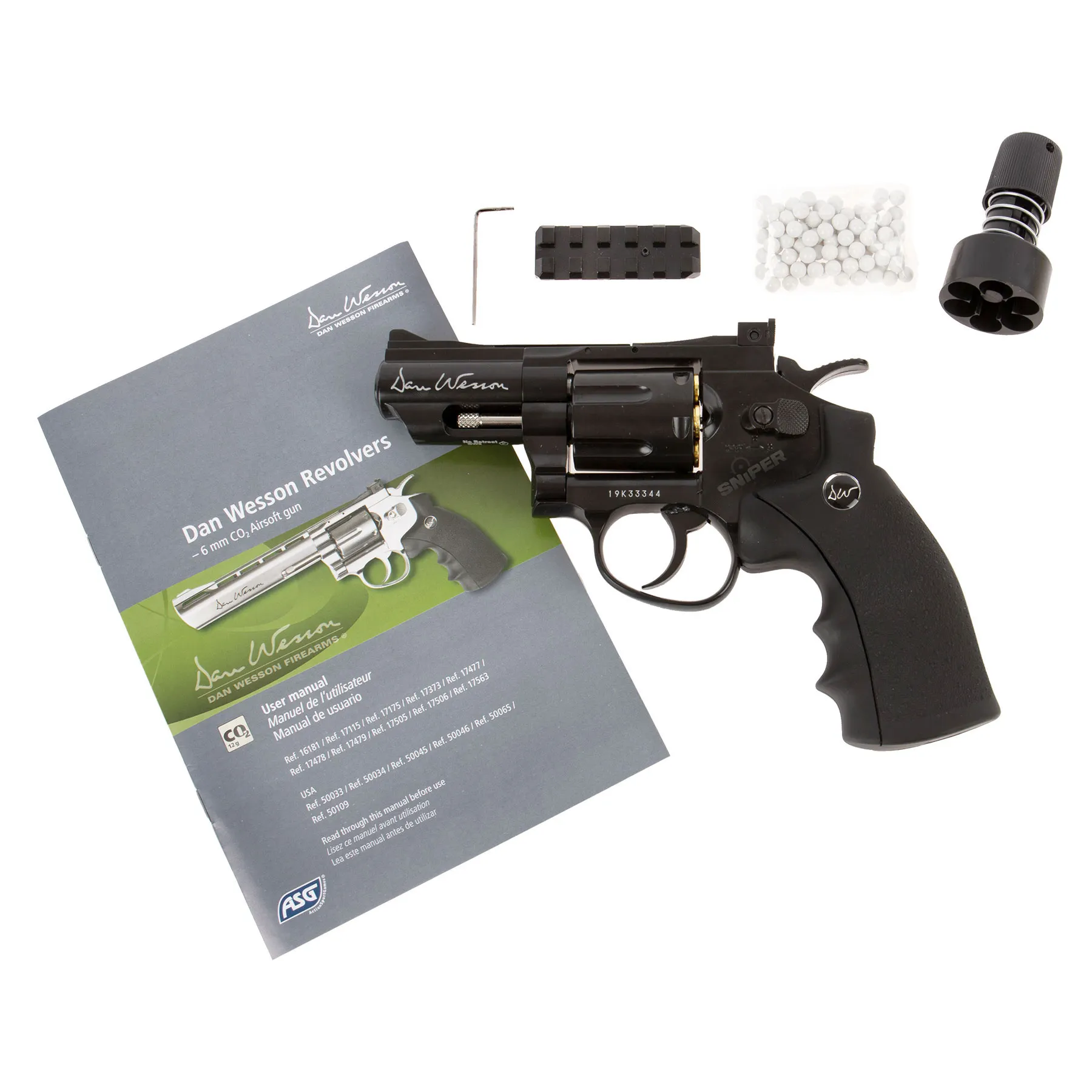 Dan Wesson Airsoft Revolver 2,5 Zoll