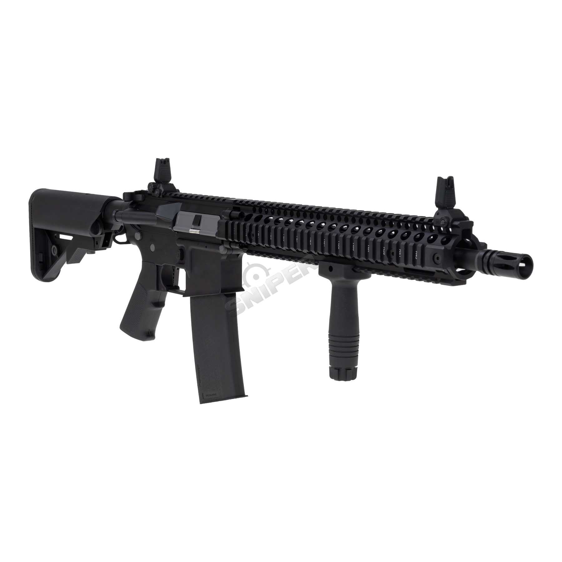 SAC X SA-E26 Edge Daniel Defense MK18 (S)AEG, Black