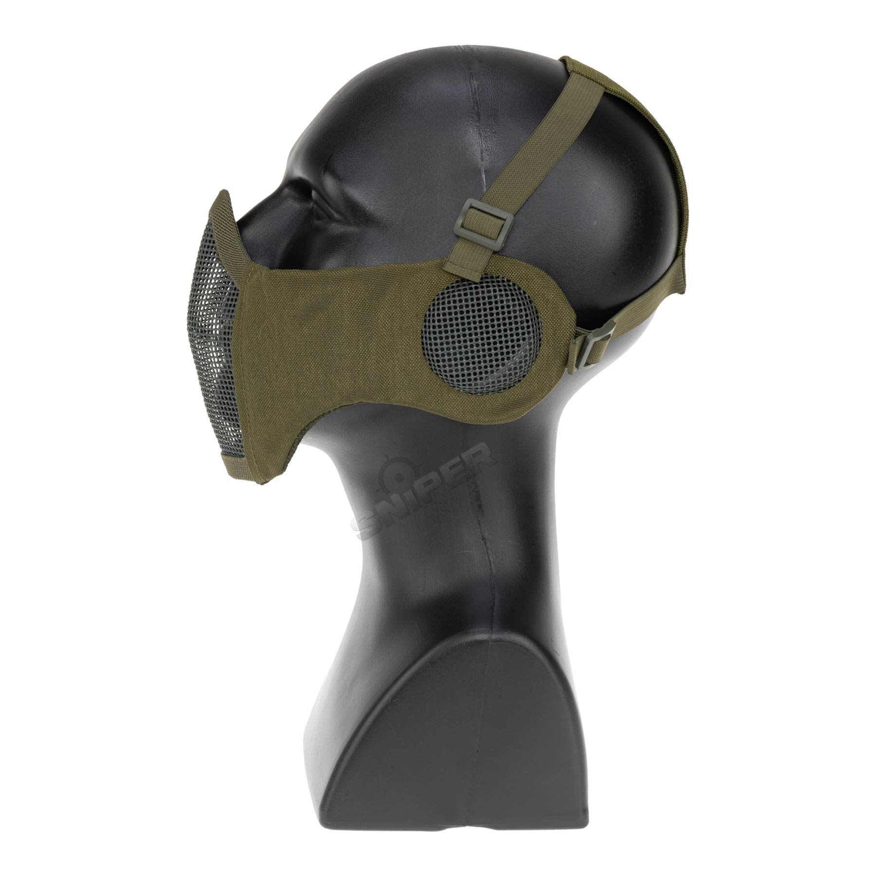 Reapo Mesh Face Mask w/ Ear Protection, OD