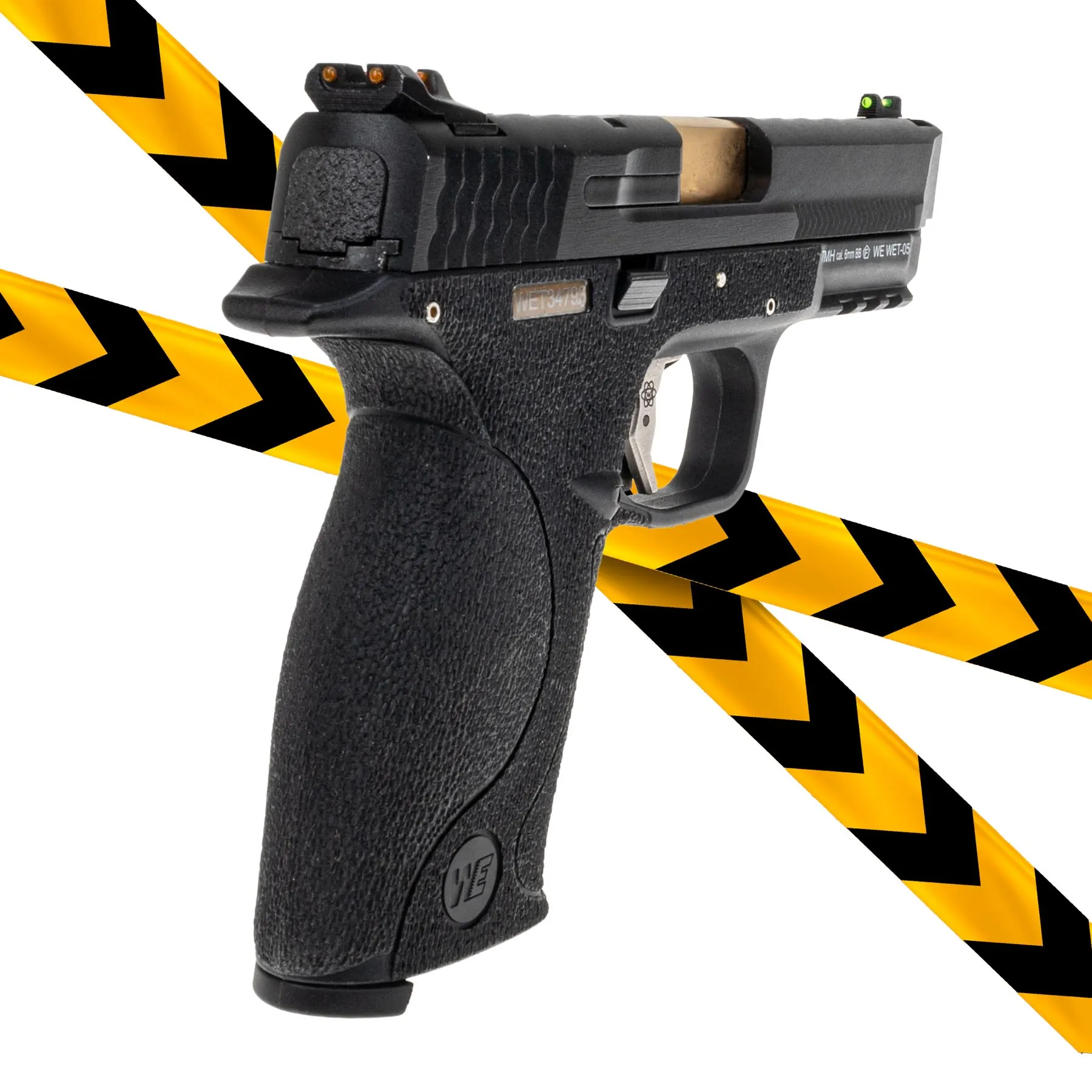 B-Ware WET-05 BK Gold Barrel Metal Version GBB, Black