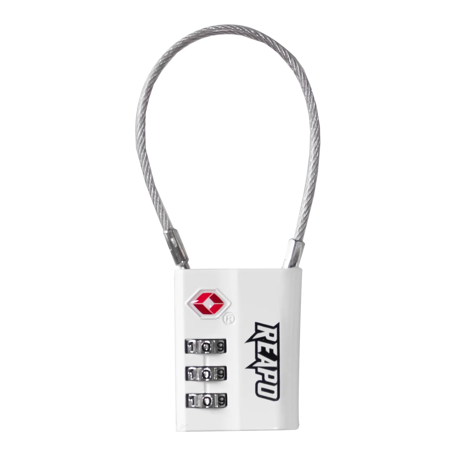 Reapo XL Zahlenschloss TSA lock, White Reapo XL Zahlenschloss TSA lock, White