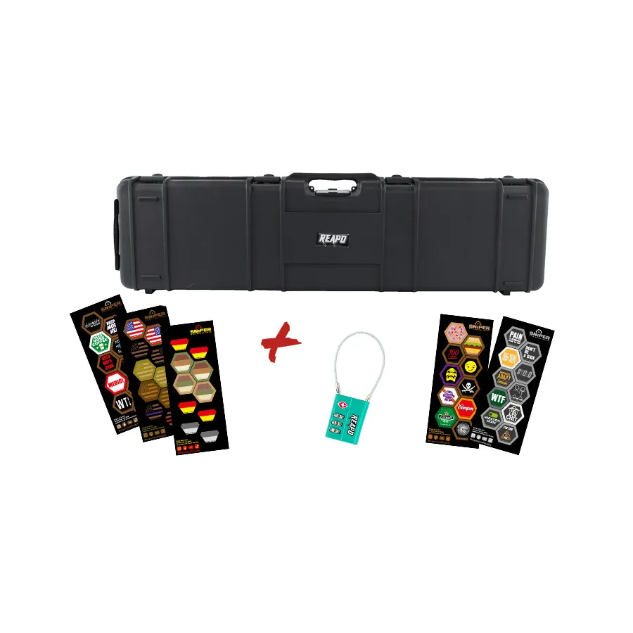 Kofferset Reapo Waffenkoffer 117,5 cm, wave foam mit Rollen