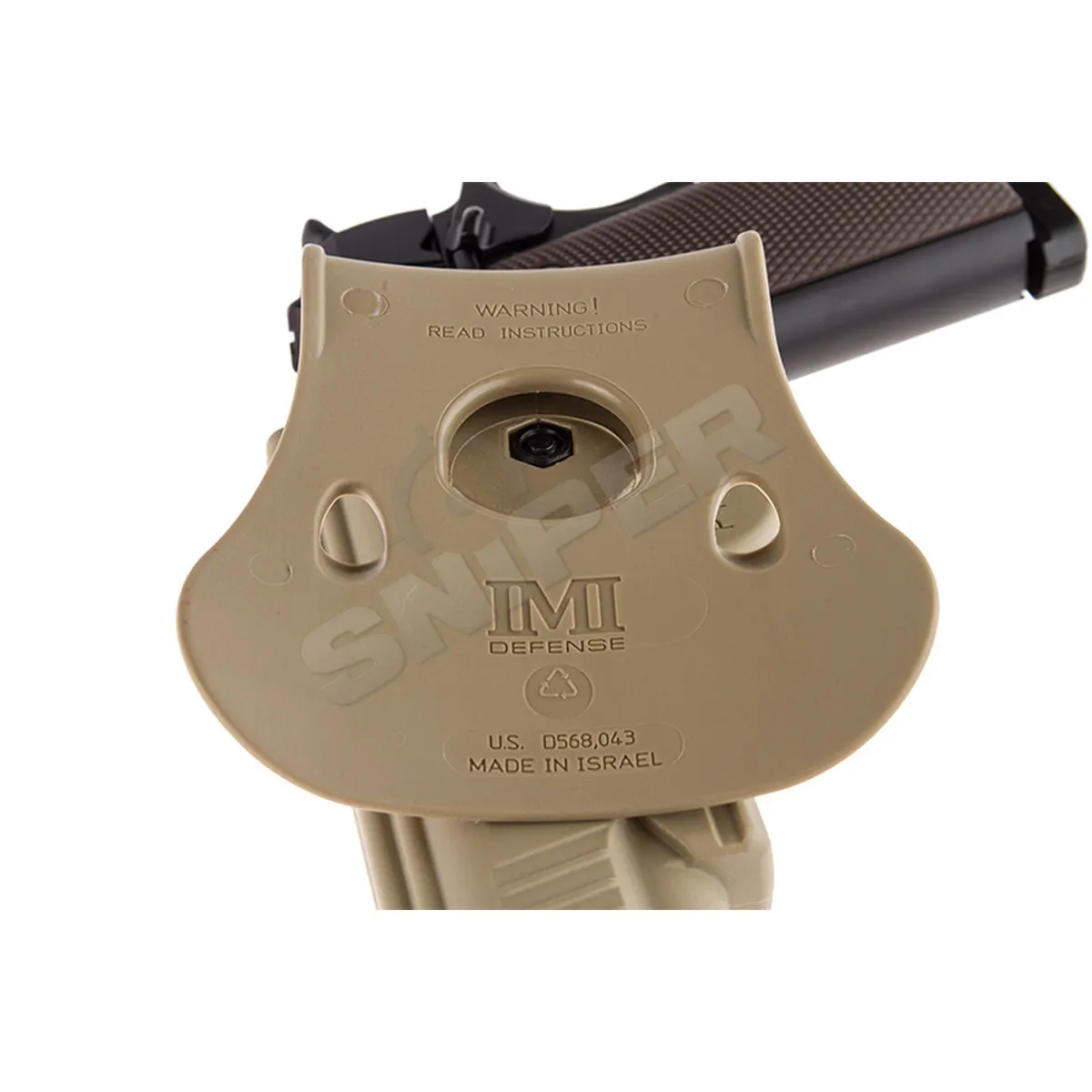 Holster für 1911 with/without Rail, Tan