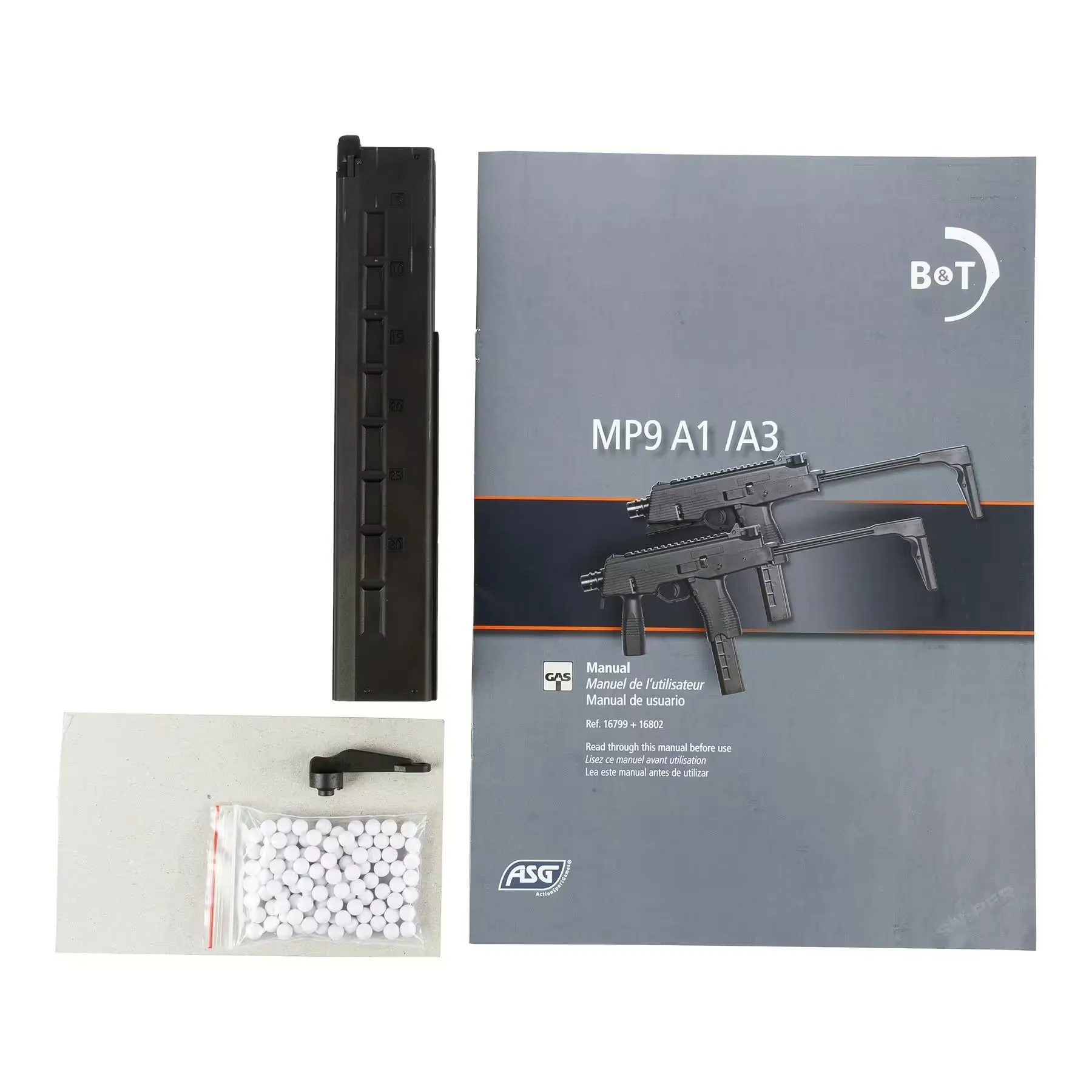 B&T MP9 A3, GBB Black Version B&T MP9 A3, GBB Black Version