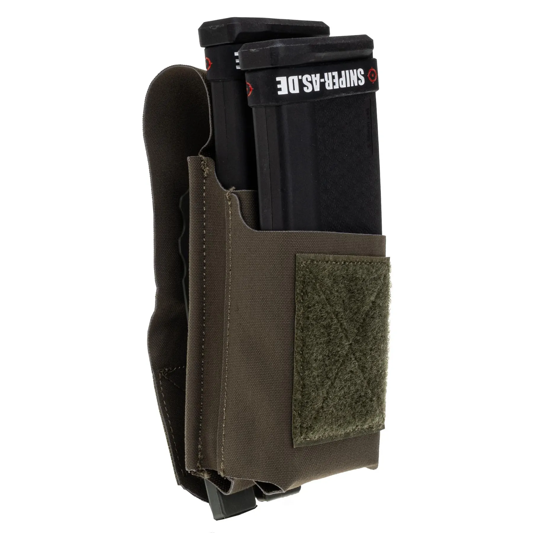 Reapo Double Magazine Pouch w/ Flap, Ranger Green