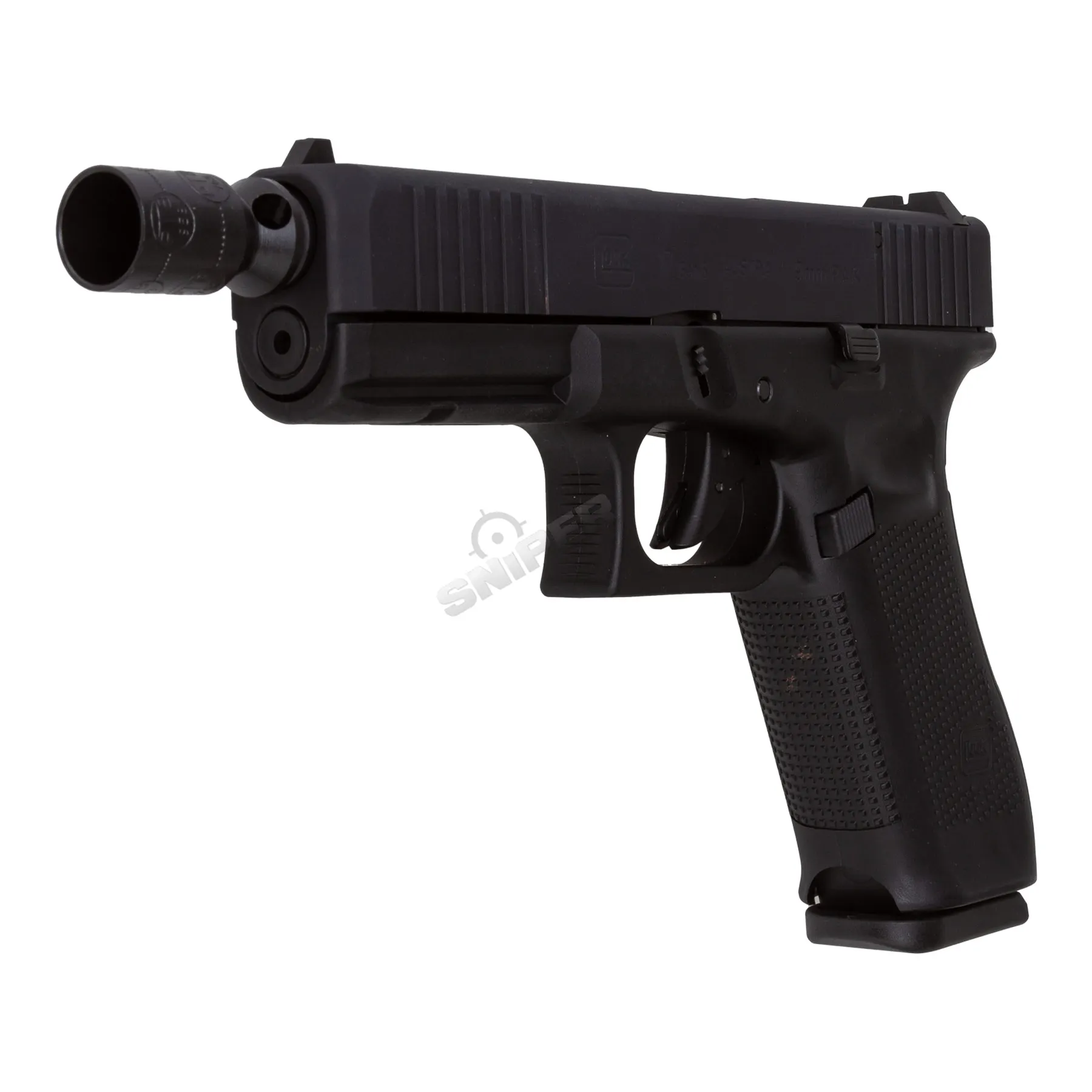 Silvester Bundle #2 Glock 17 Gen 5 9mm P.A.K Schreckschusspistole, Black