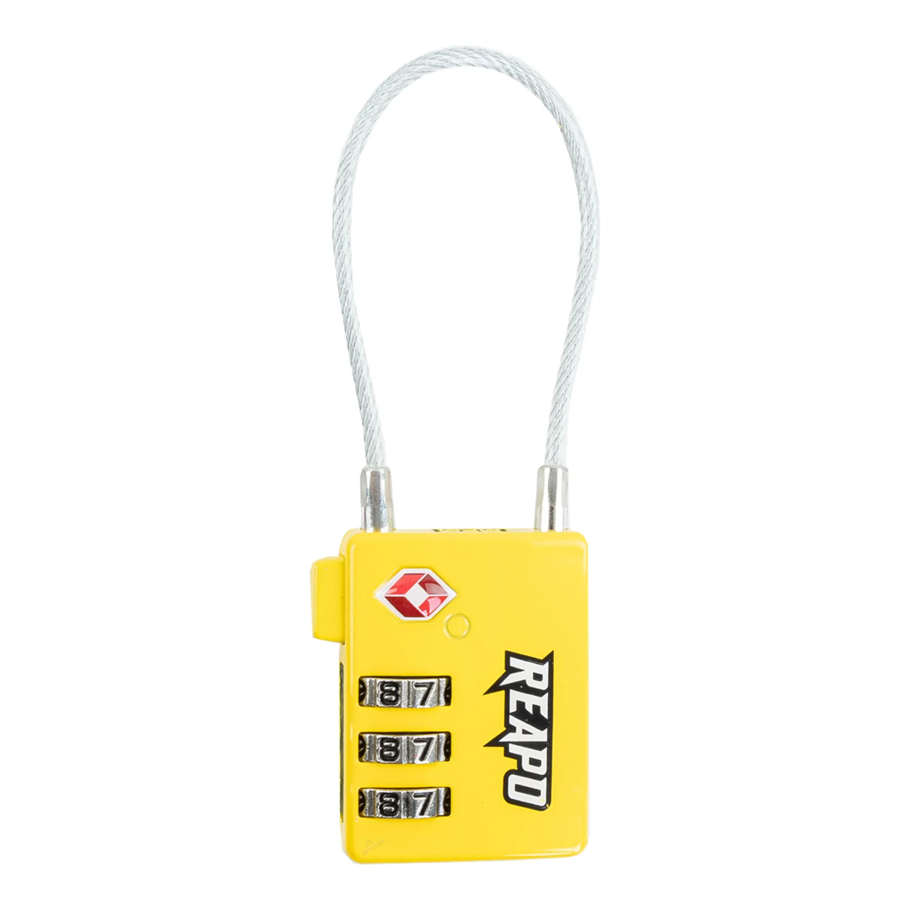 REAPO XL Zahlenschloss comfort TSA lock, Yellow