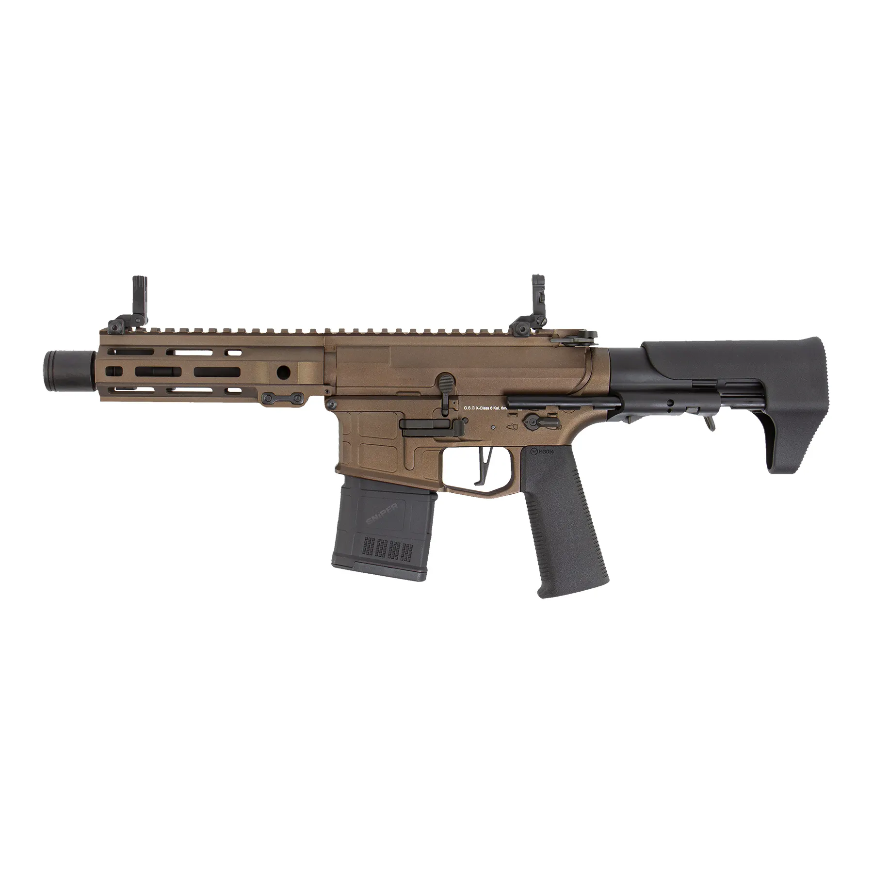 Ares M4 X CLASS Model 6 (S)AEG, Bronze