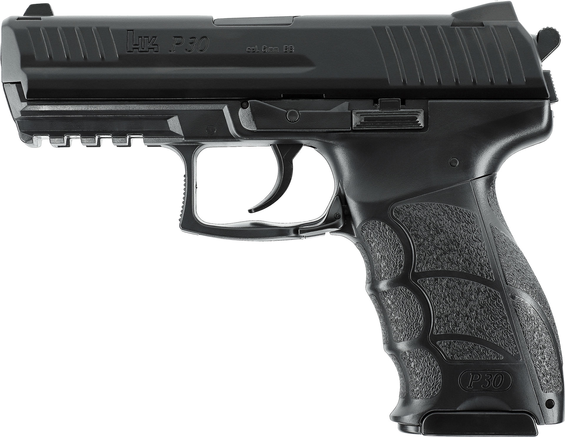 Heckler und Koch P30 Federdruck Pistole < 0,5J, Black