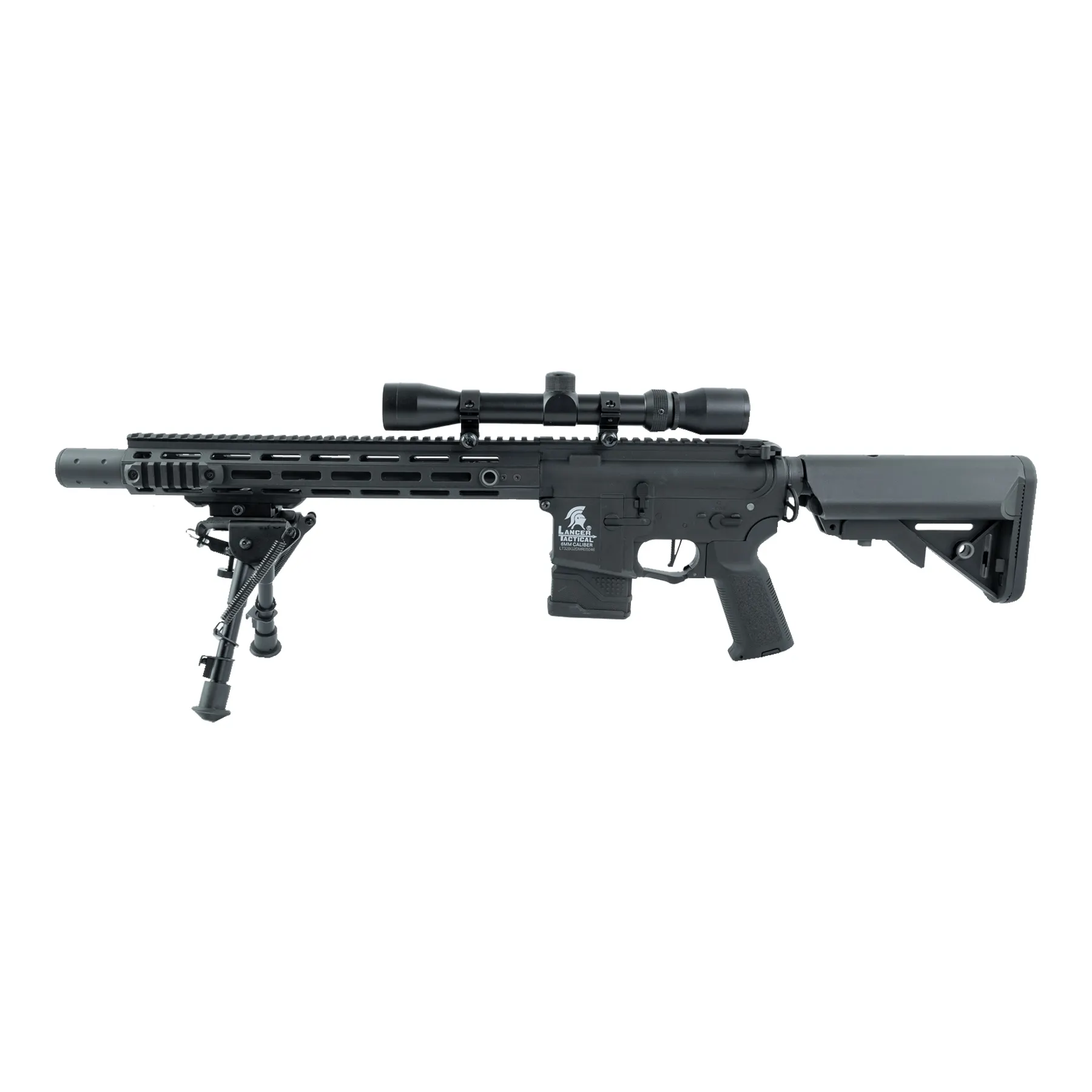 Einsteiger Set #2 - LT-32 DMR w/ Scope & Bipod (S)AEG, Black Prep My Airsoft - LT-32 DMR w/ Scope & Bipod (S)AEG, Black