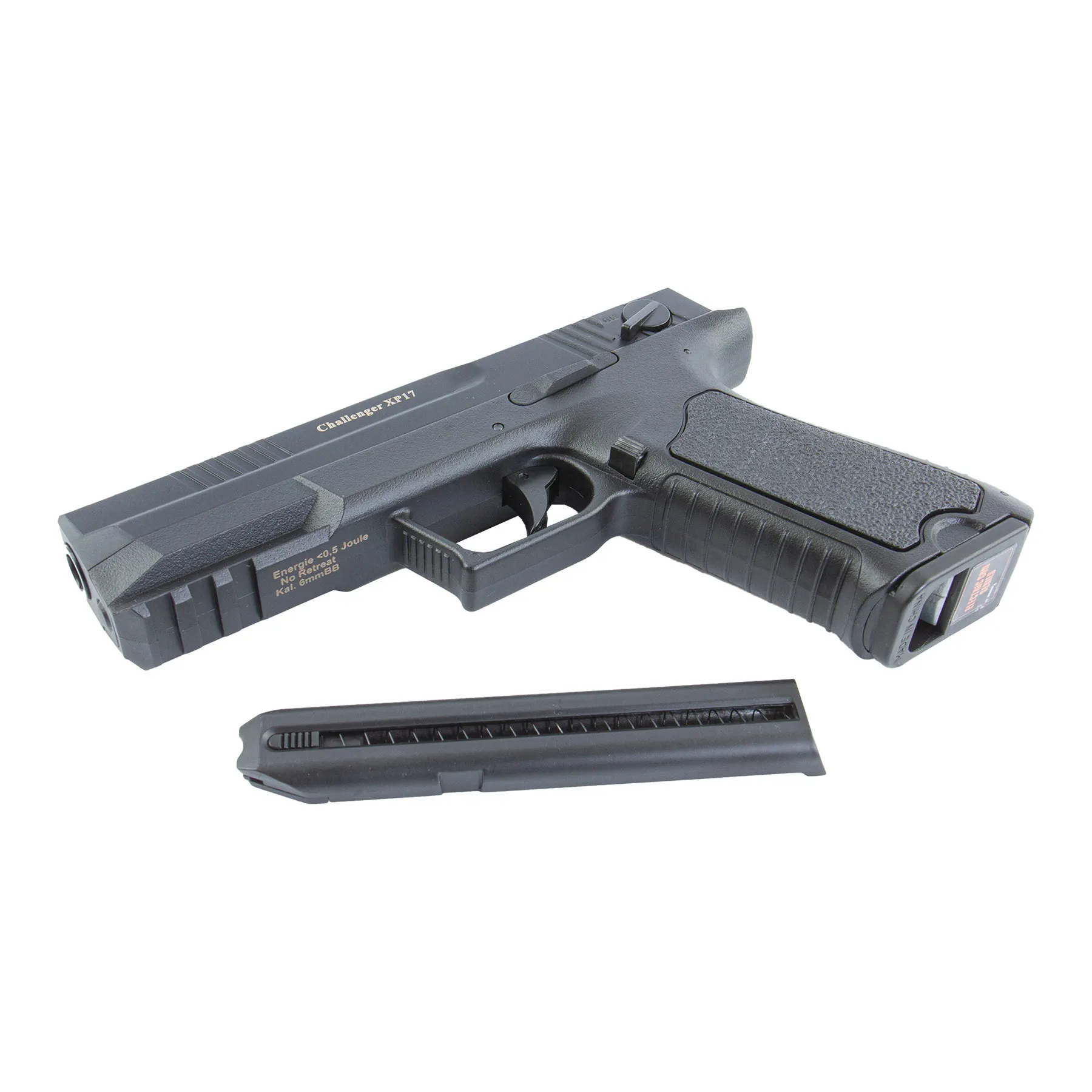Challenger XP17 AEP Black, < 0,5 Joule Einsteiger Set #3 - Challenger XP17 AEP Black, < 0,5 Joule