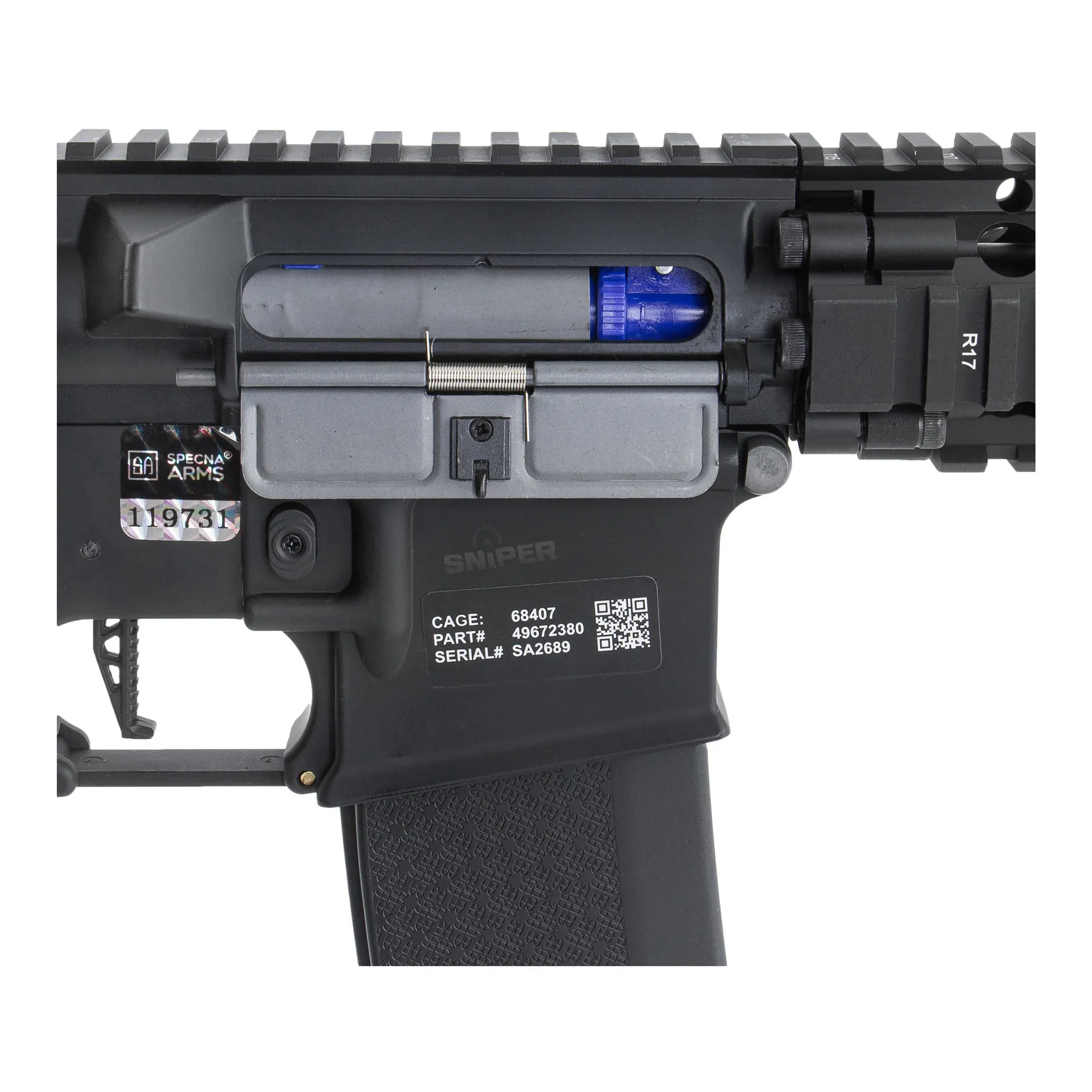 SA-E26 Edge 2.0 Daniel Defense MK18 (S)AEG, Black