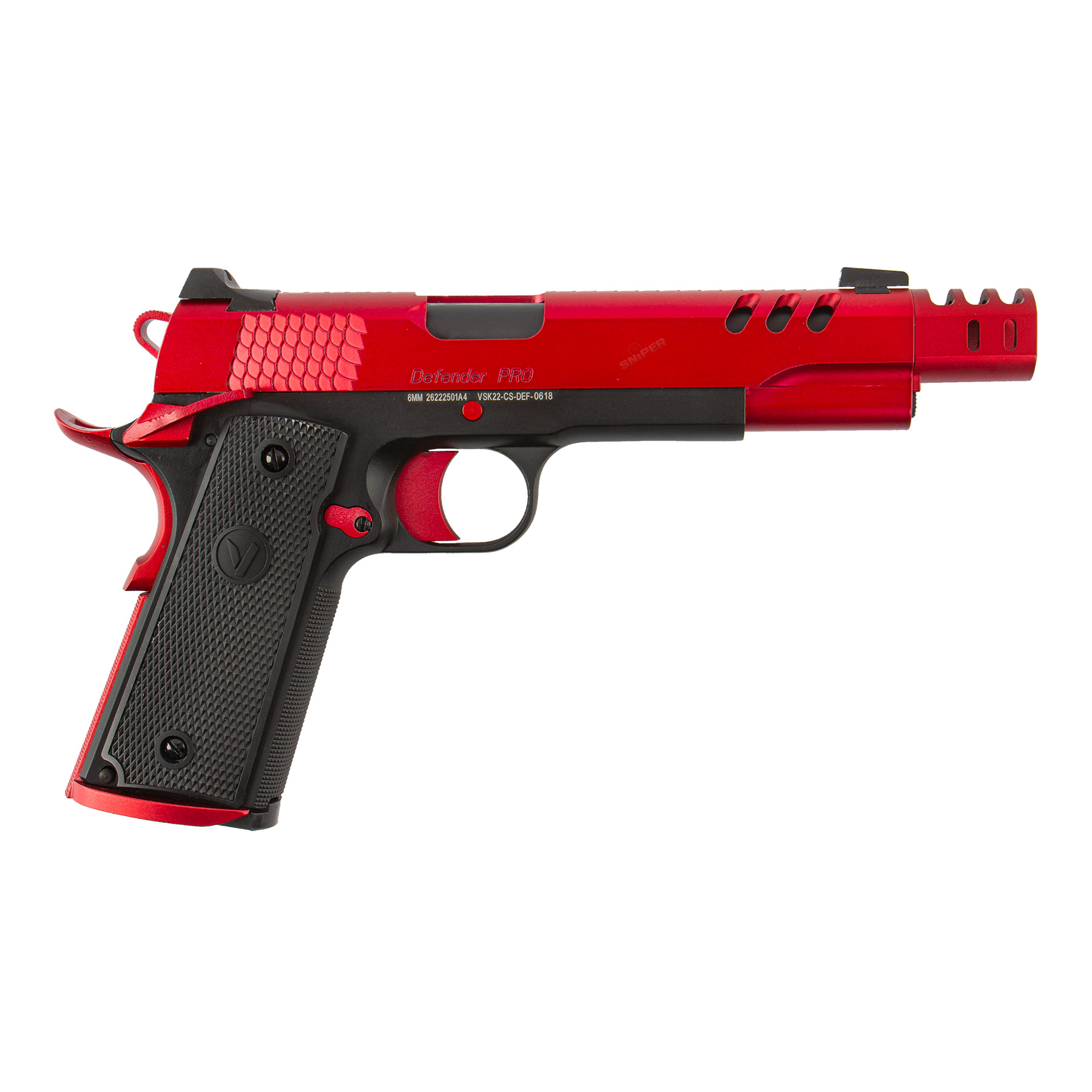Vorsk CS Defender Pro GBB, Black/Red