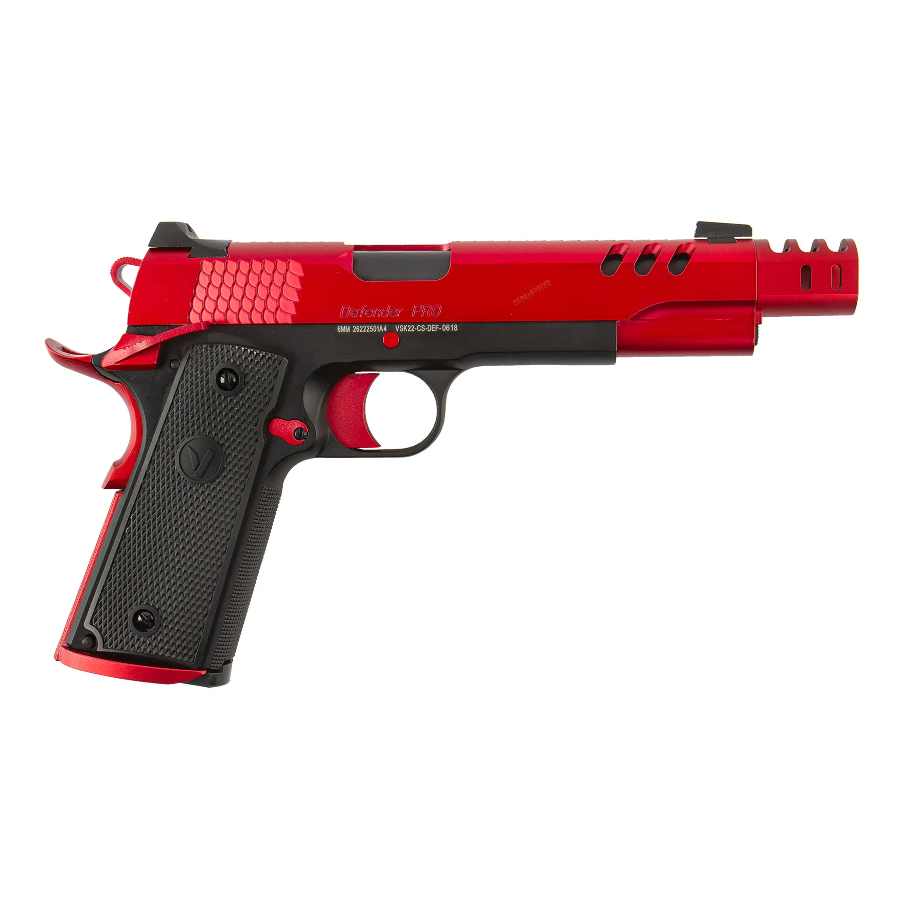 Vorsk CS Defender Pro GBB, Black/Red Vorsk CS Defender Pro GBB, Black/Red