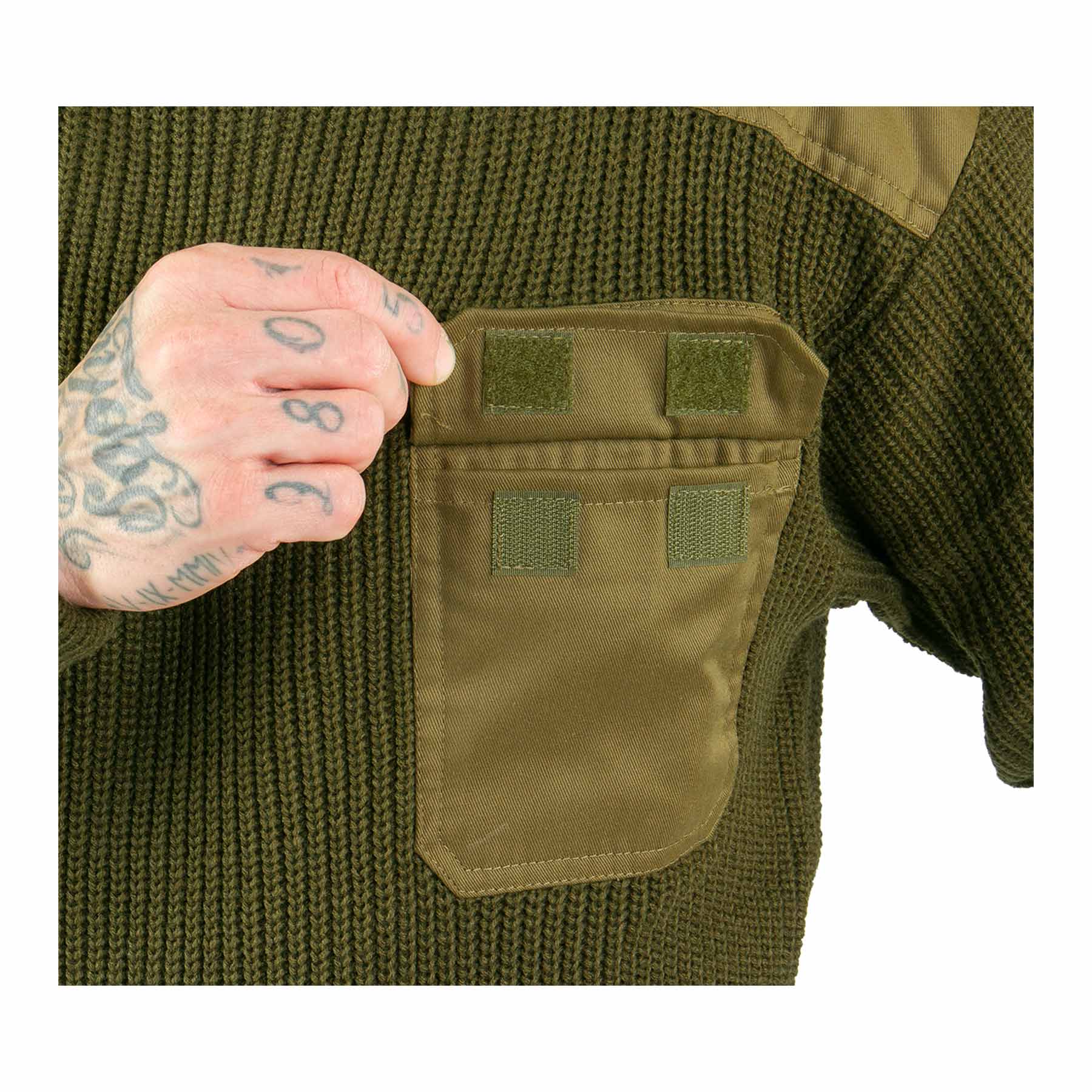 Fostex Nato Pullover acrylic, green