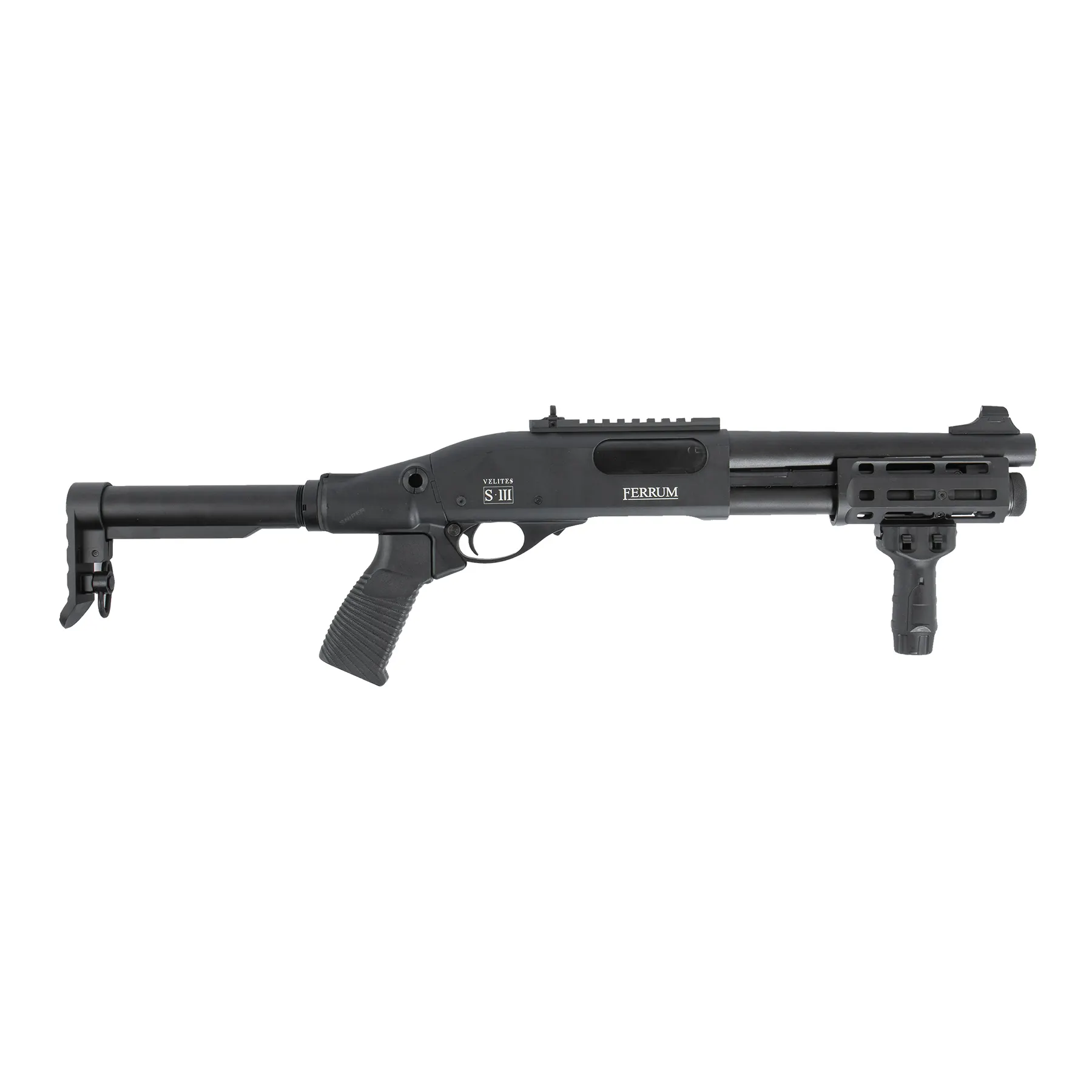 Velites Ferrum Pumpgun S-III, Black