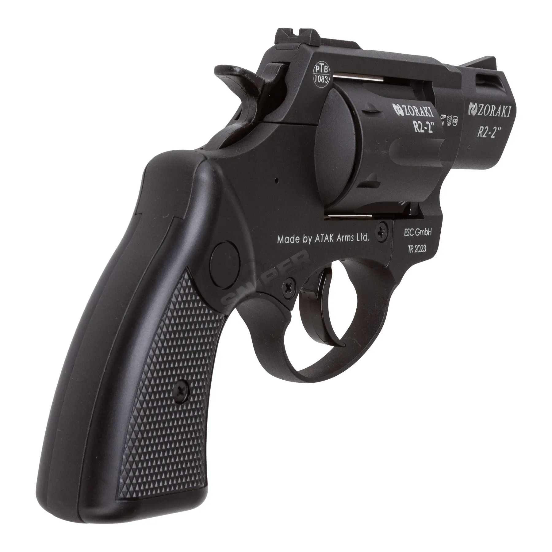 Zoraki R2 9mm P.A.K. Schreckschussrevolver, Black