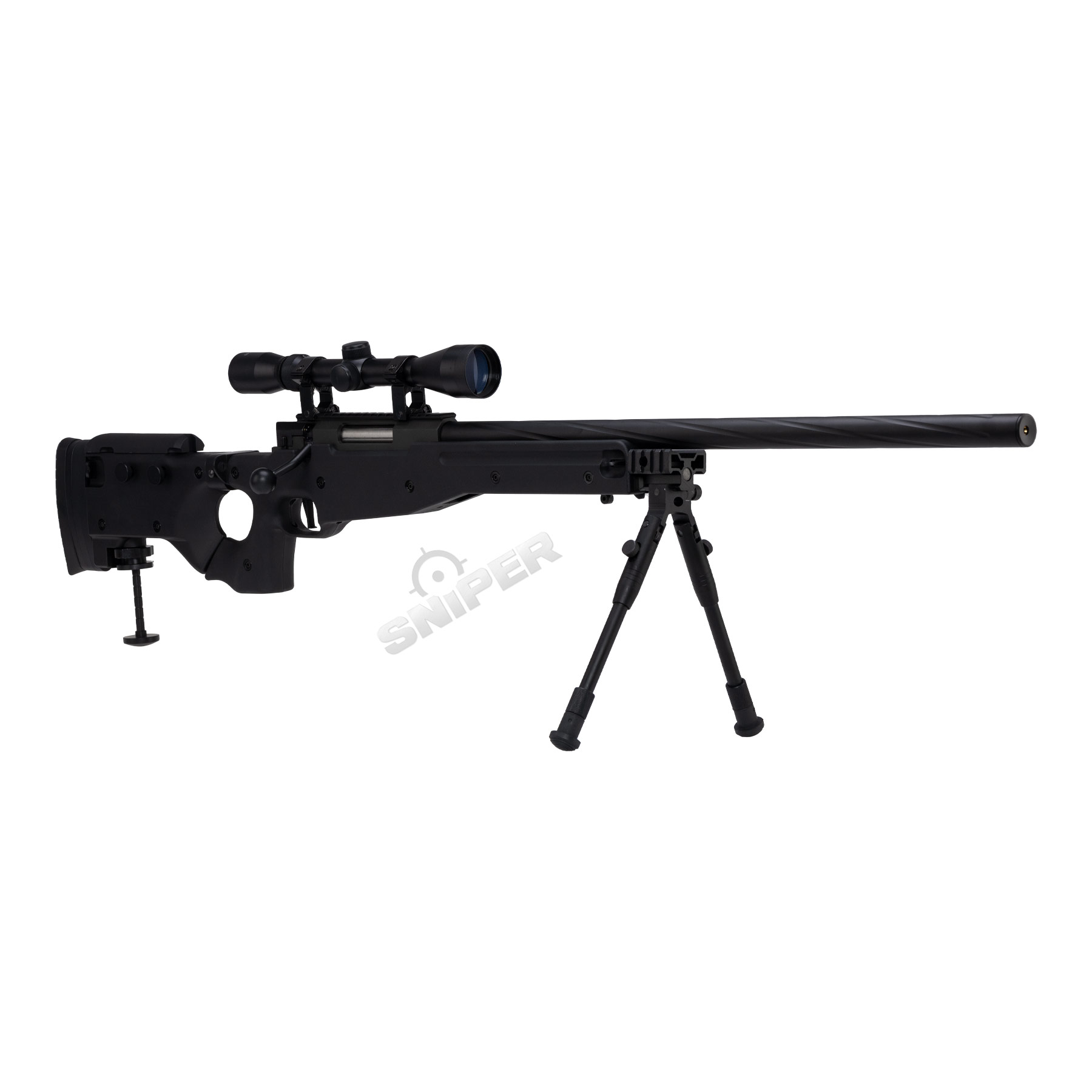 Specna Arms SA-S14 Scharfschützengewehr High-Power w/ Scope & Bipod, Black