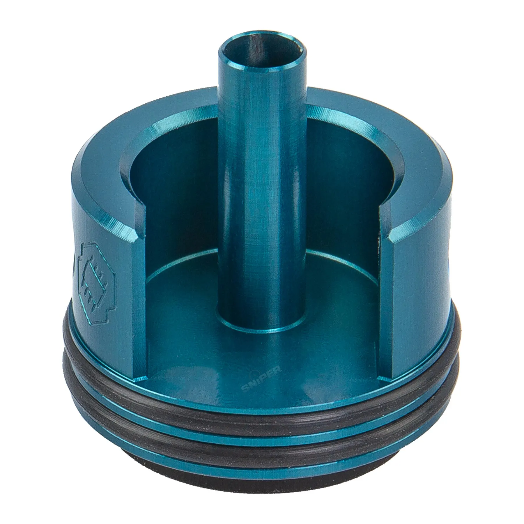Protector Cylinder Head, Cyan Protector Cylinder Head, Cyan