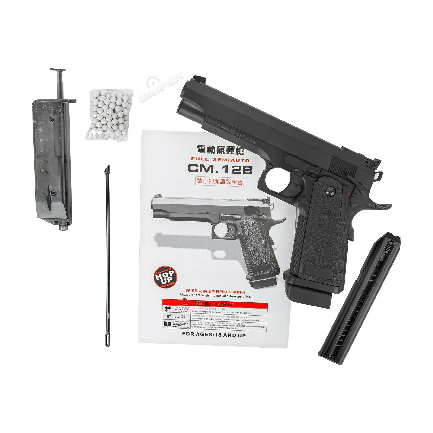 CM128 AEP Mosfet < 0,5Joule, Black CM128 AEP Mosfet < 0,5Joule, Black