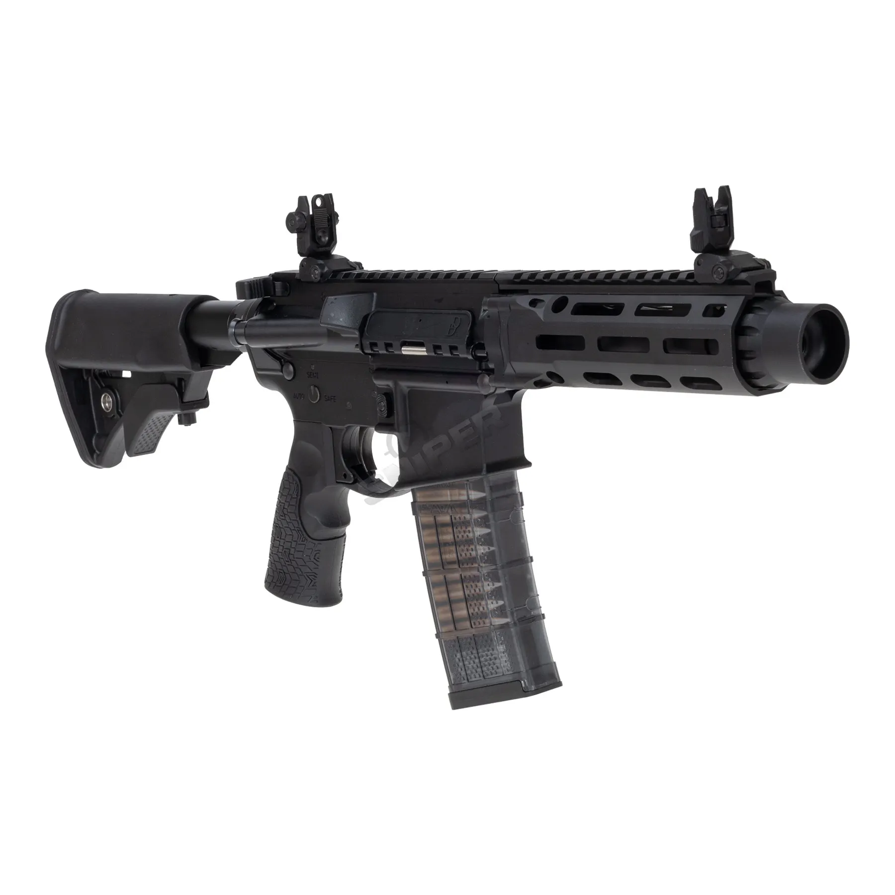 EMG x Daniel Defense DDM4 PDW SBR GBB, Black EMG x Daniel Defense DDM4 PDW SBR GBB, Black
