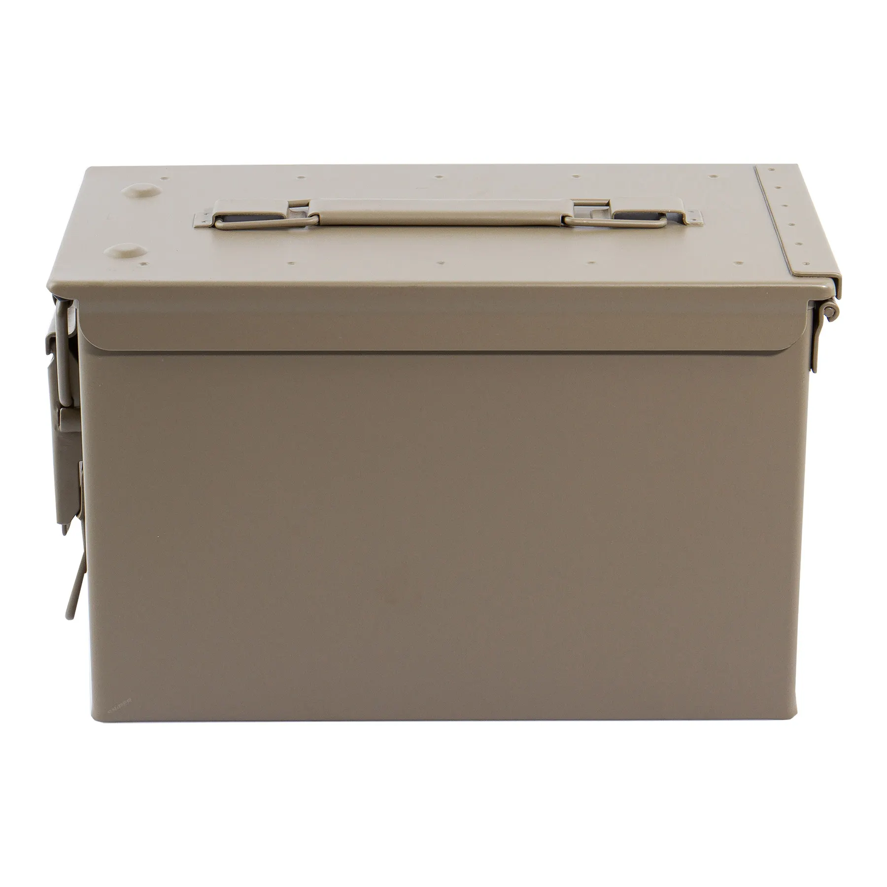 Metall Munitionskiste, 28X14,5X18 cm, tan