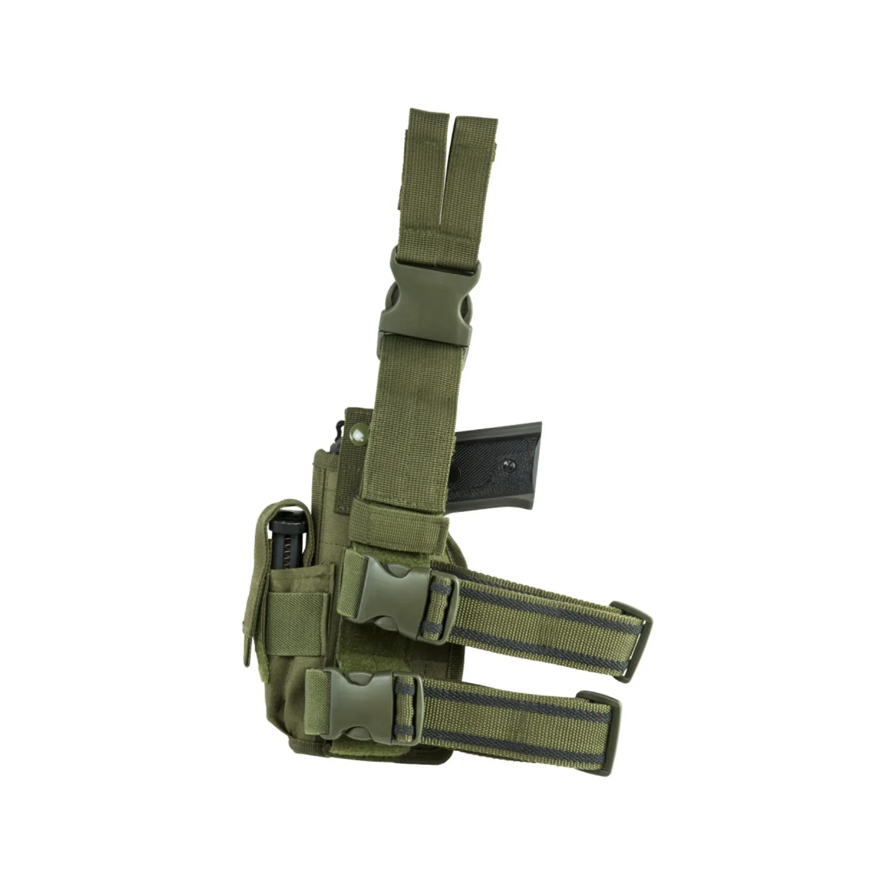 VISM Universal Drop Leg Holster, Green
