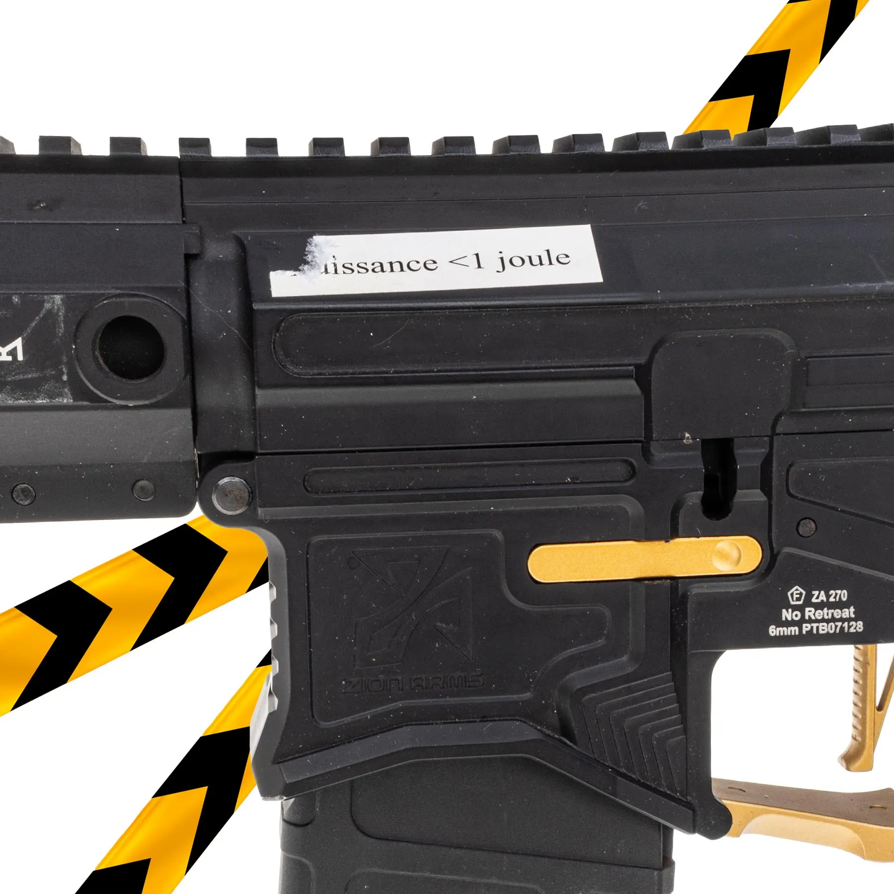 B-Ware Zion Arms M4 M-Lok 10" (S)AEG, Black/Gold
